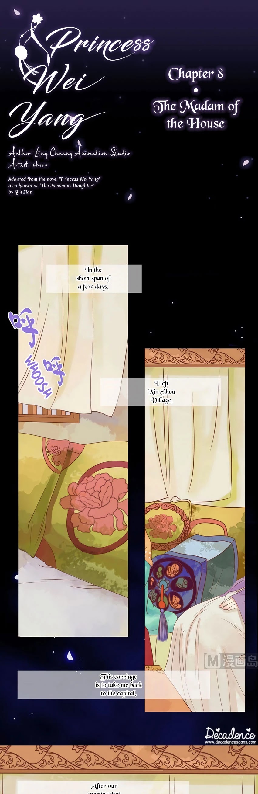 Princess Wei Yang Chapter 8 page 1 - Chapter 8: The Madam of the House
