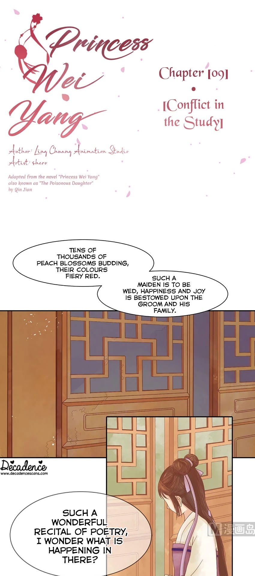 Princess Wei Yang Chapter 9 page 1 - Chapter 9: Conflict in the Study