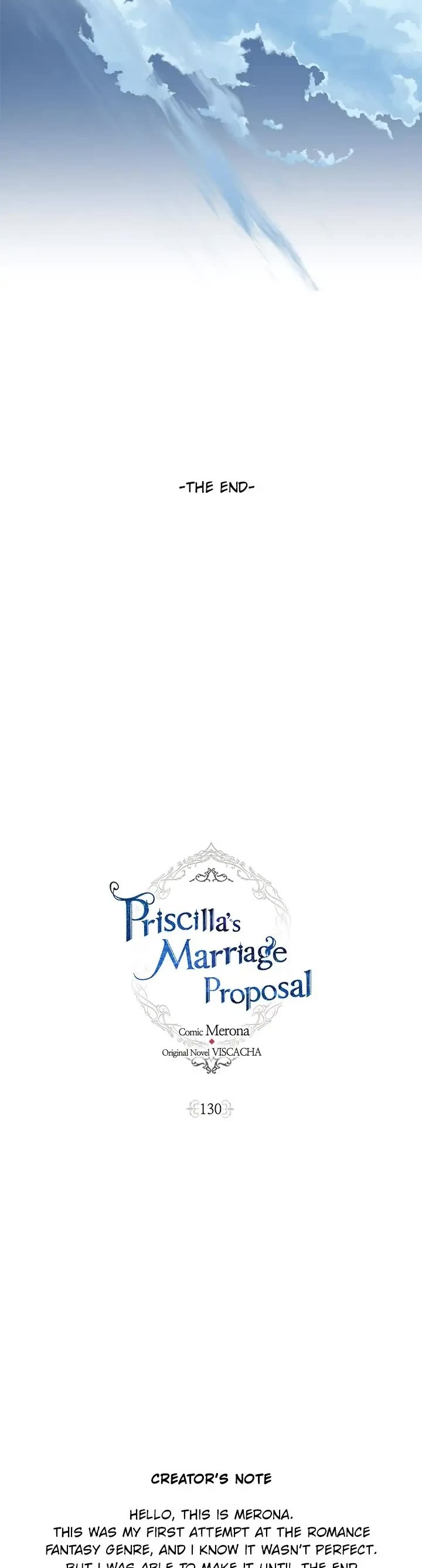 Priscilla's Marriage Request Chapter 130 page 37 - Chapter 130 [END]