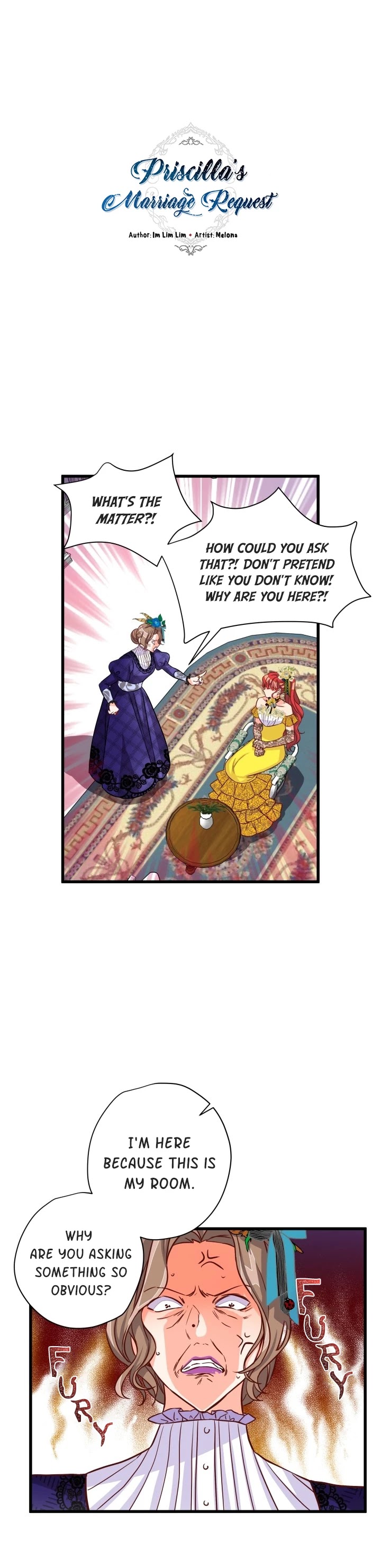 Priscilla's Marriage Request Chapter 9 page 2 - Chapter 9