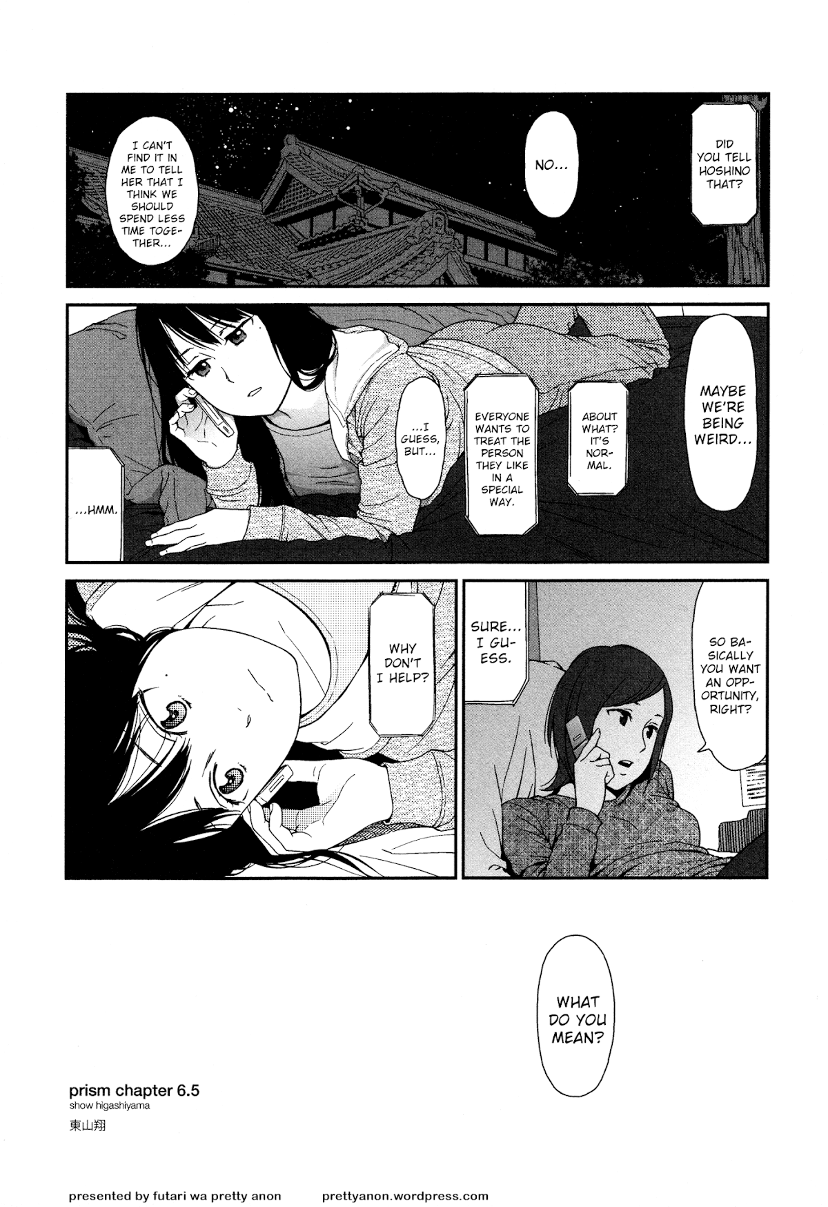 Prism (HIGASHIYAMA Shou) Chapter 6.5 page 1 - Chapter 6.5