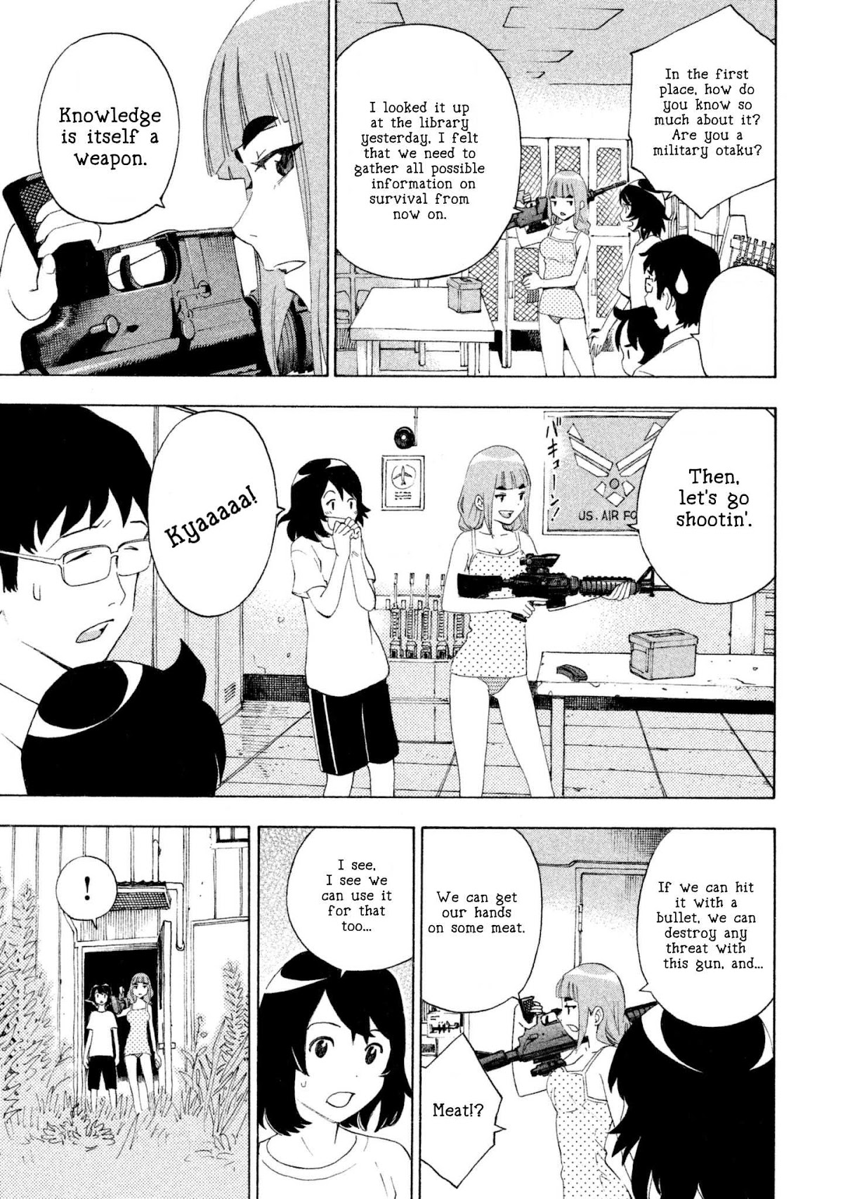 Private Earth Chapter 2 page 23 - Chapter 2: Nikuga Tabetai "I Wanna Eat Meat"