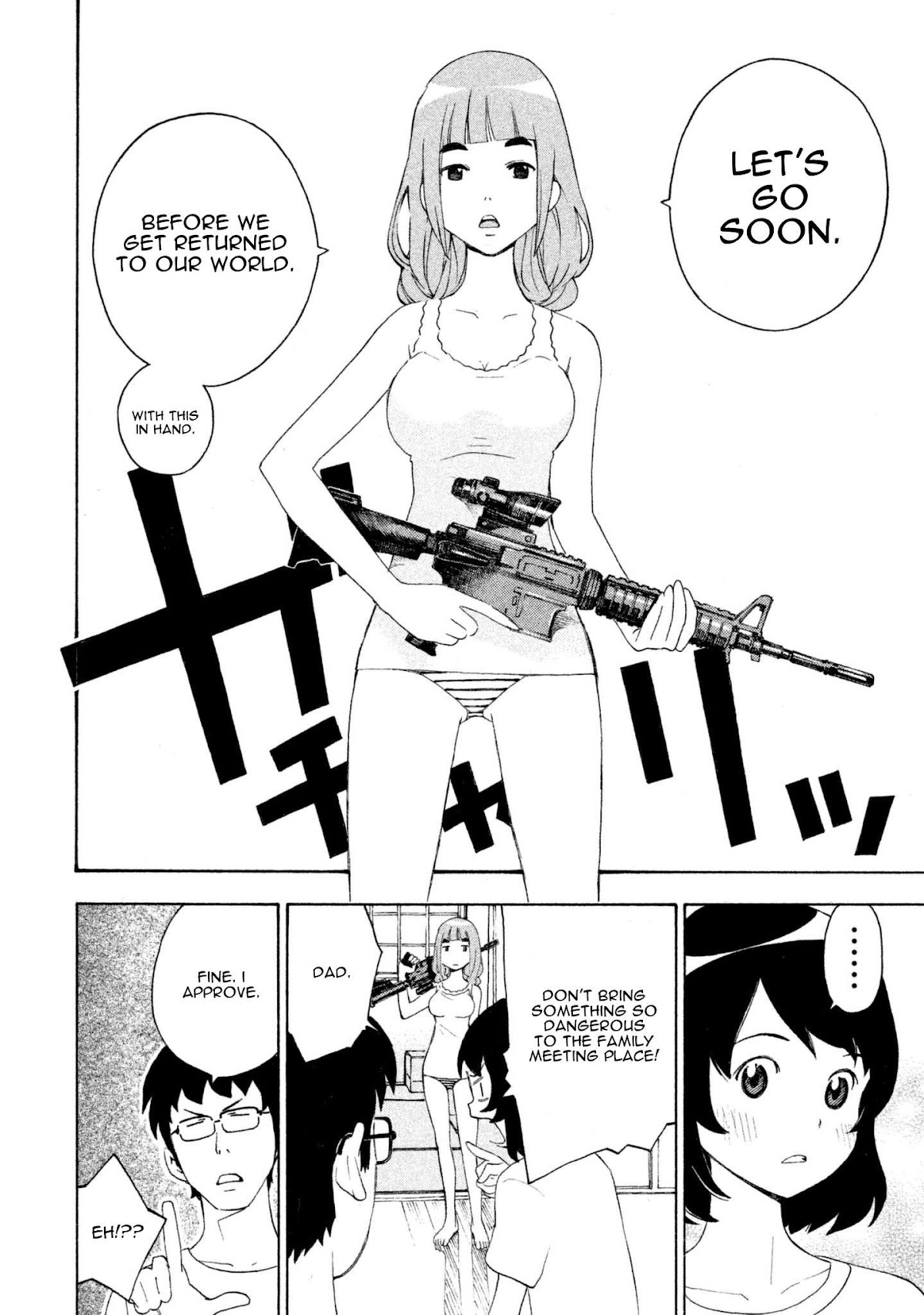 Private Earth Chapter 3 page 28 - Chapter 3: Mihatenu Yume "Unfulfilled Dream"