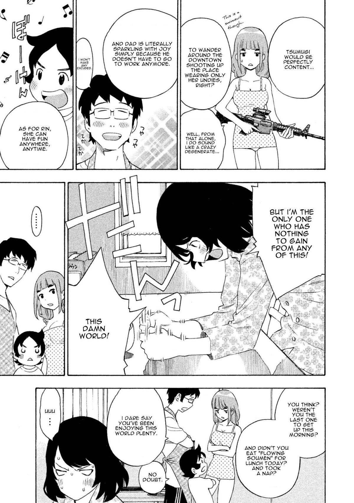 Private Earth Chapter 4 page 9 - Chapter 4: Daretoku "Pointless!!?"