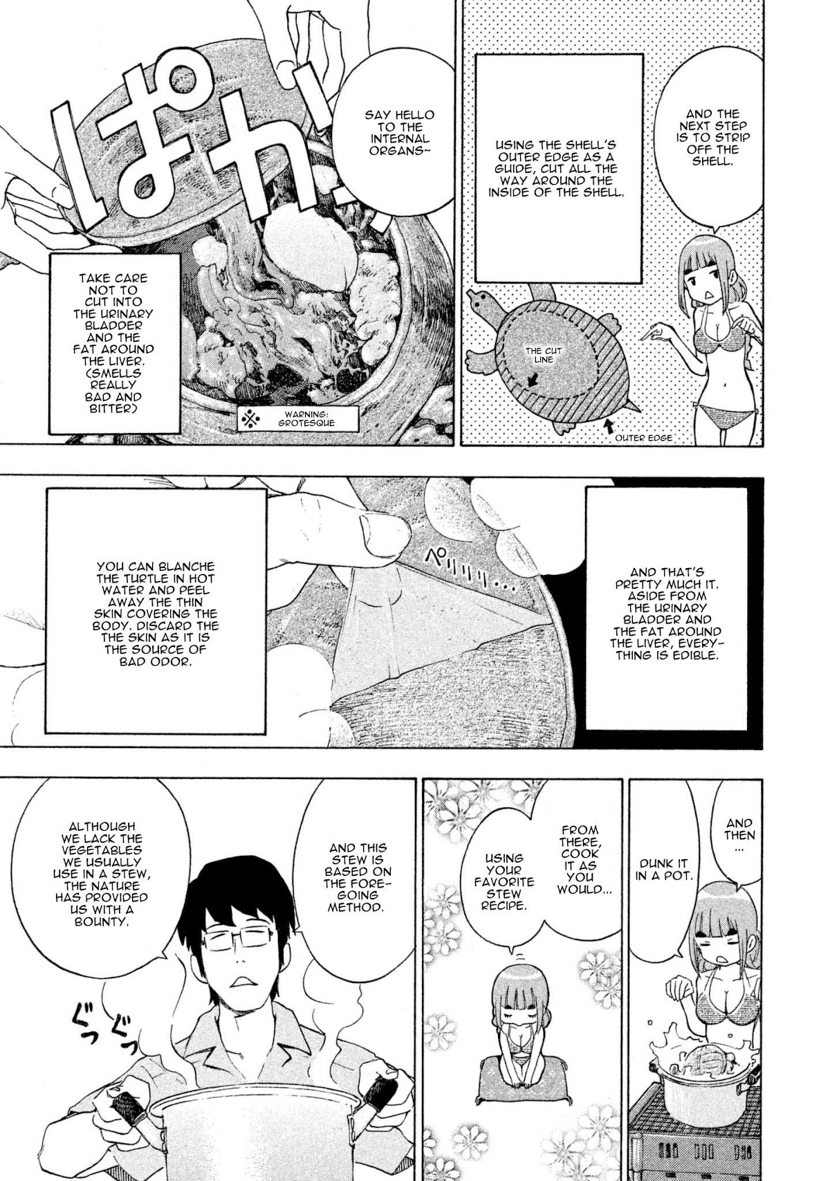Private Earth Chapter 7 page 7 - Chapter 7: Suppon Nabe "Turtle Stew"