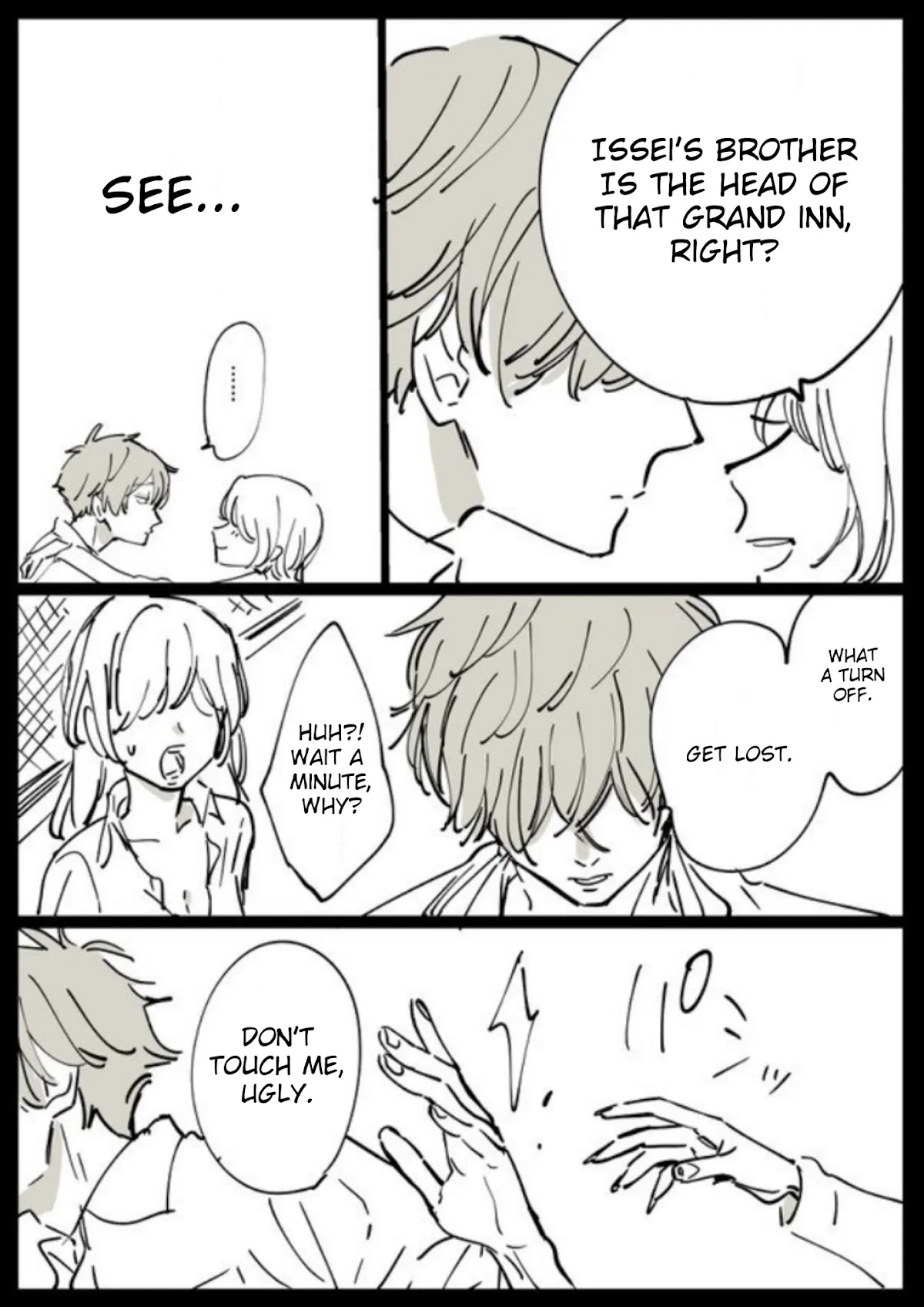 Promise Cinderella Chapter 0 page 4 - Chapter 0: Issei before he met Hayame