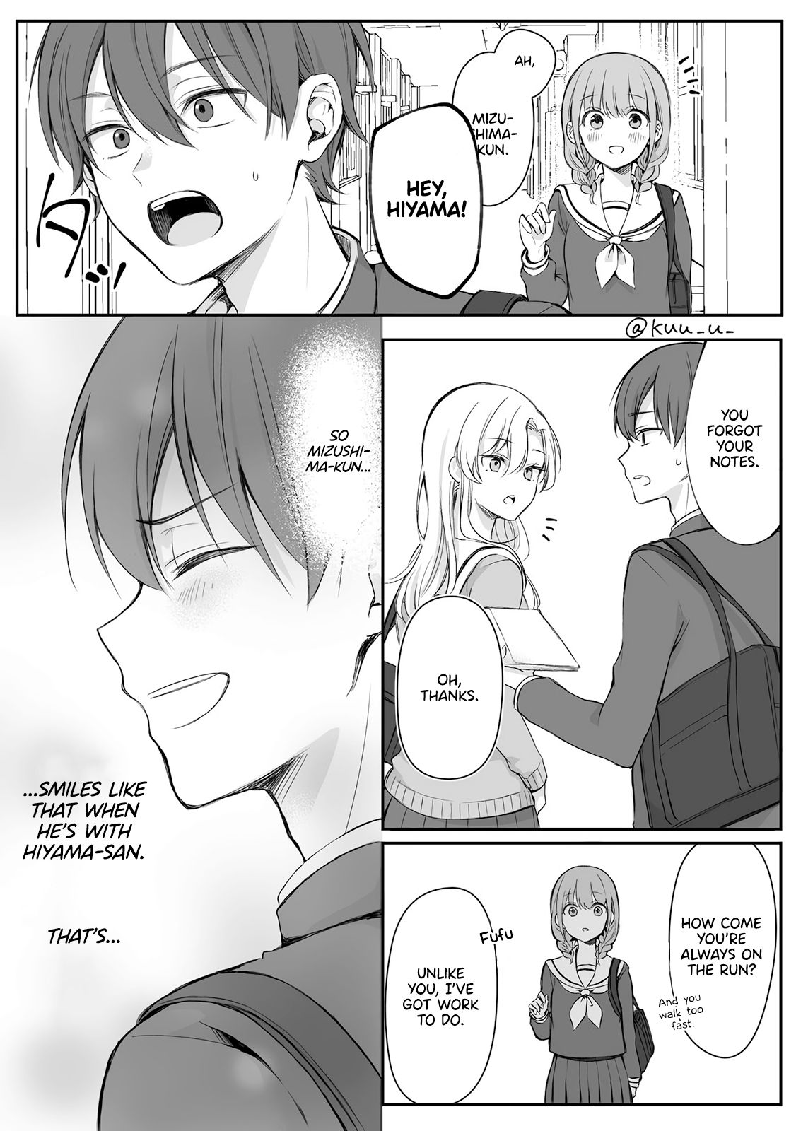 Protagonist x Rival Chapter 9 page 1 - Chapter 9
