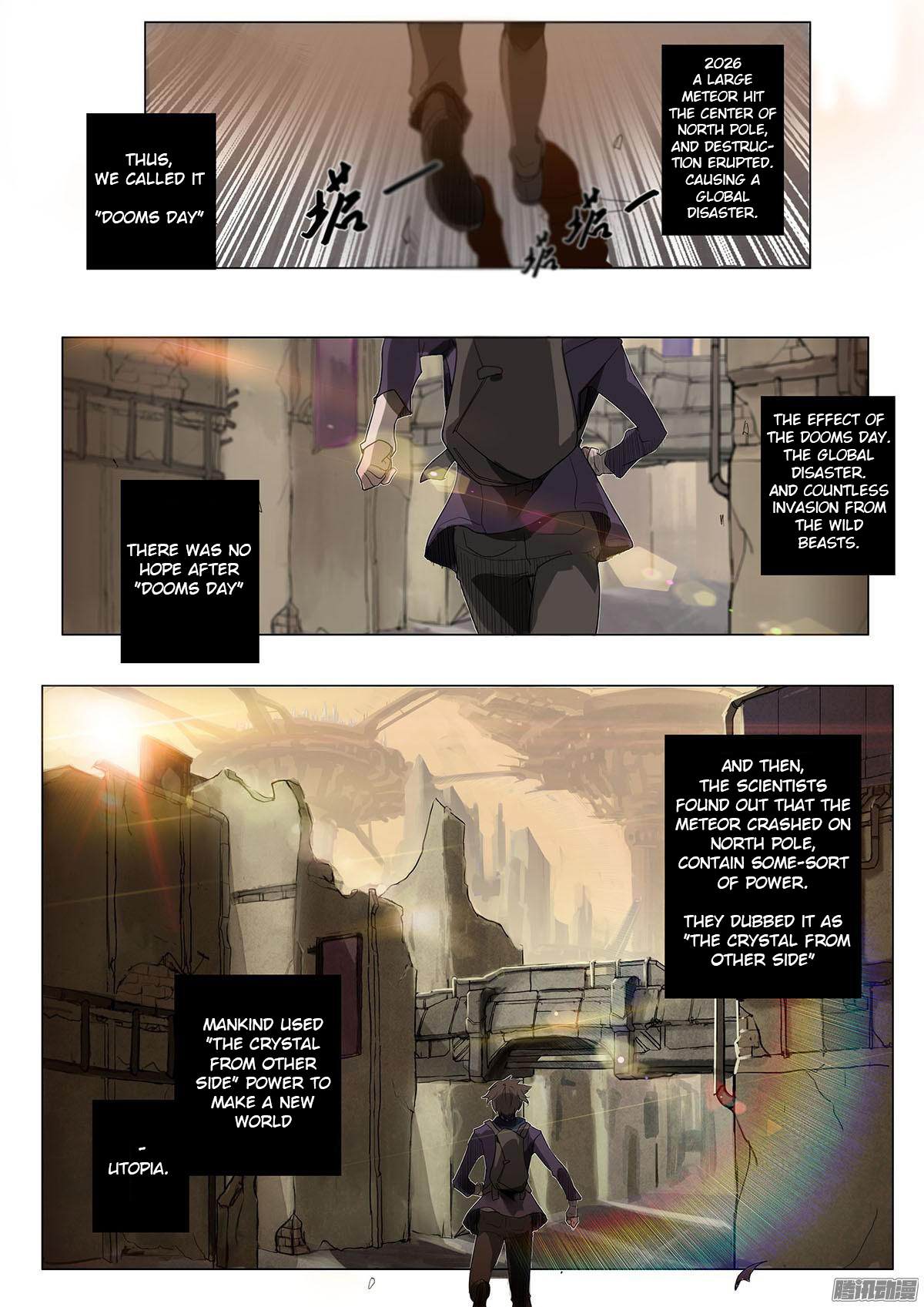 Providence at Dawn Chapter 1 page 3 - Chapter 1: Above ground and utopia