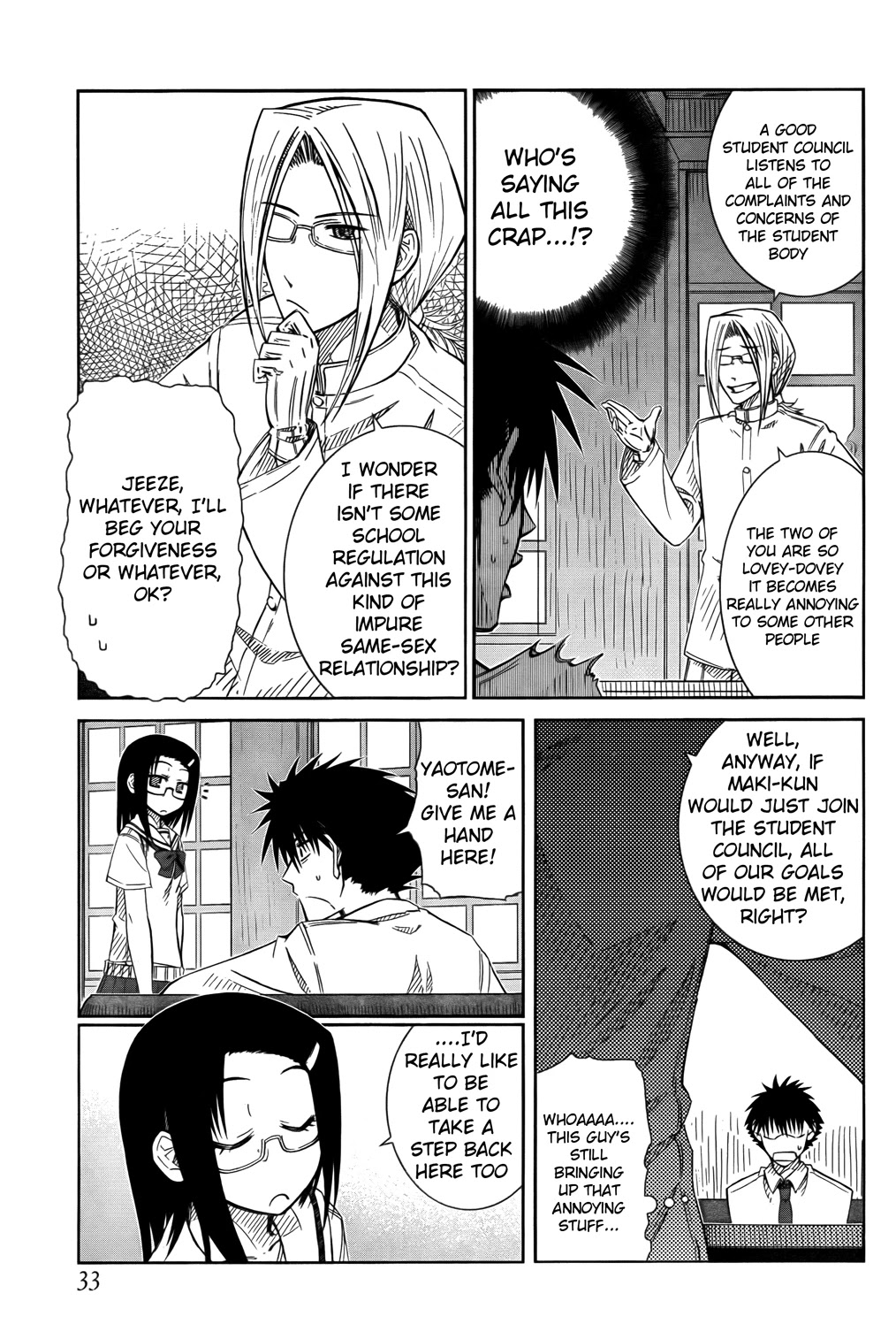 Prunus Girl Chapter 19 page 15 - Chapter 19: The True Nature Of Midorinooka's Student Council?