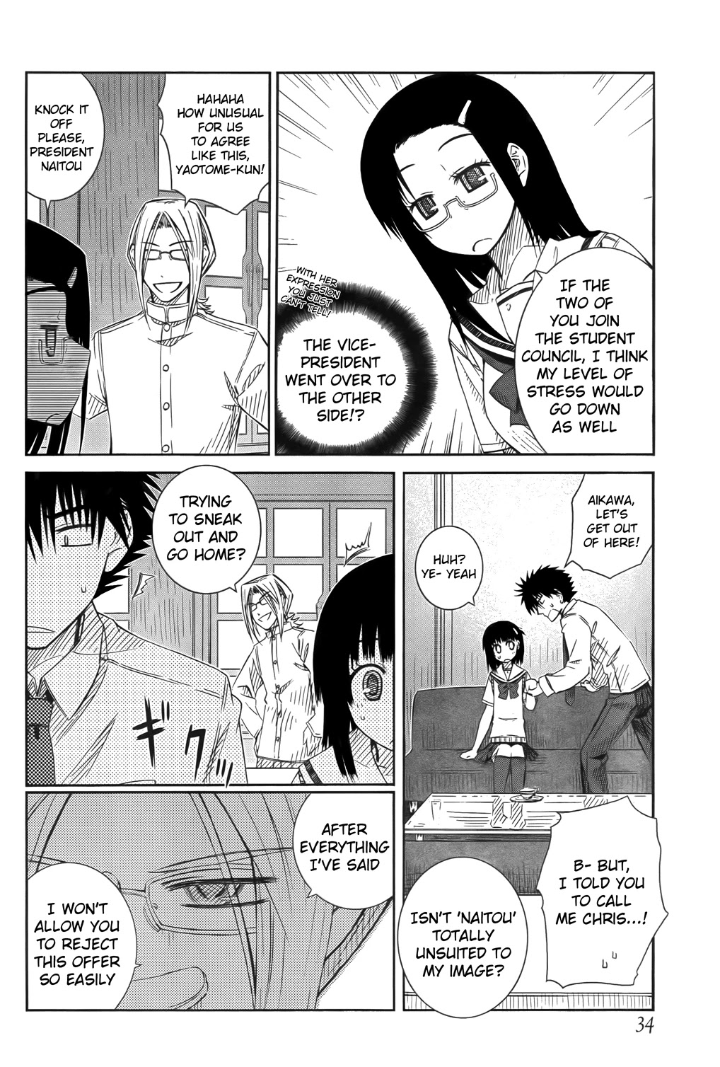 Prunus Girl Chapter 19 page 16 - Chapter 19: The True Nature Of Midorinooka's Student Council?
