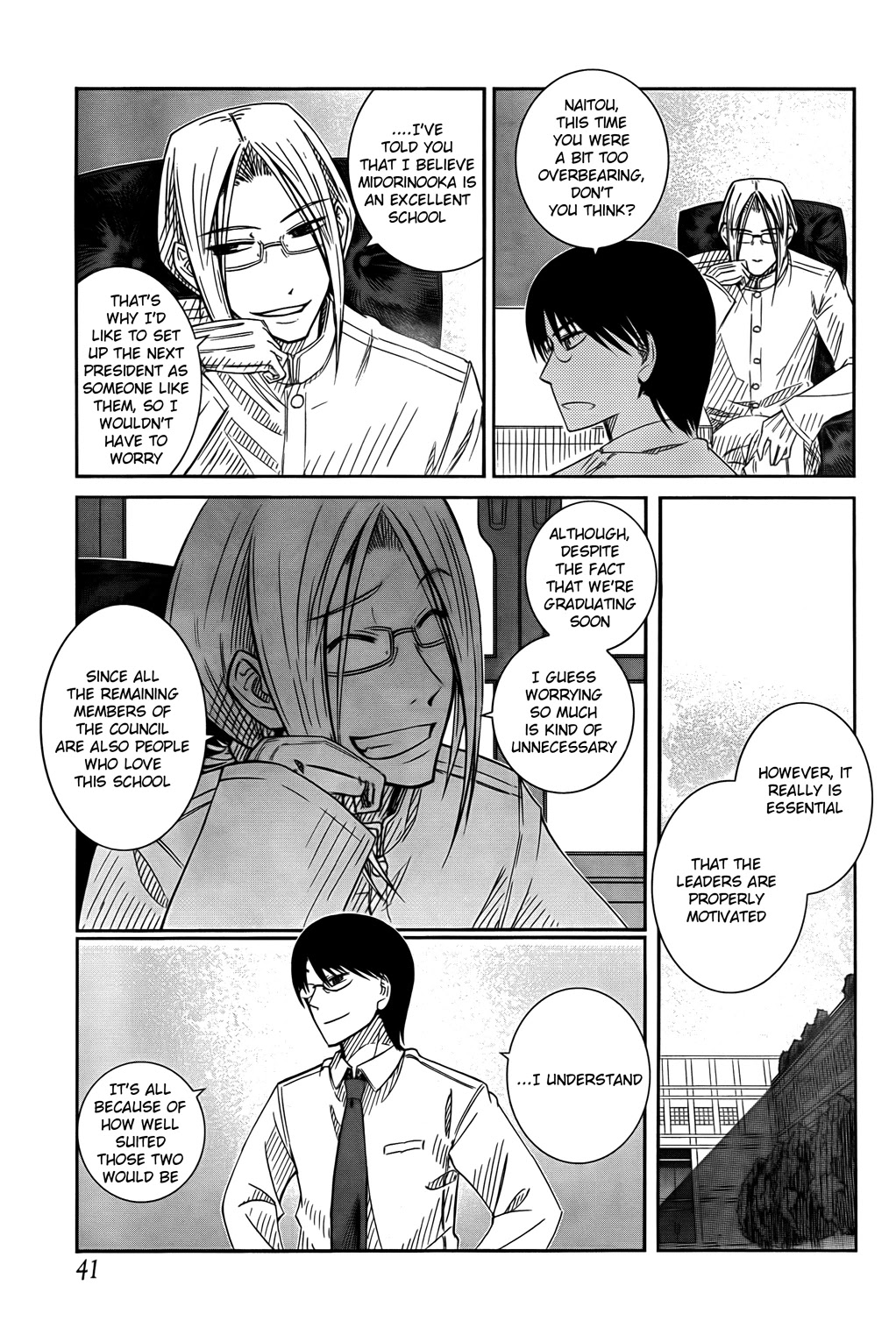 Prunus Girl Chapter 19 page 23 - Chapter 19: The True Nature Of Midorinooka's Student Council?