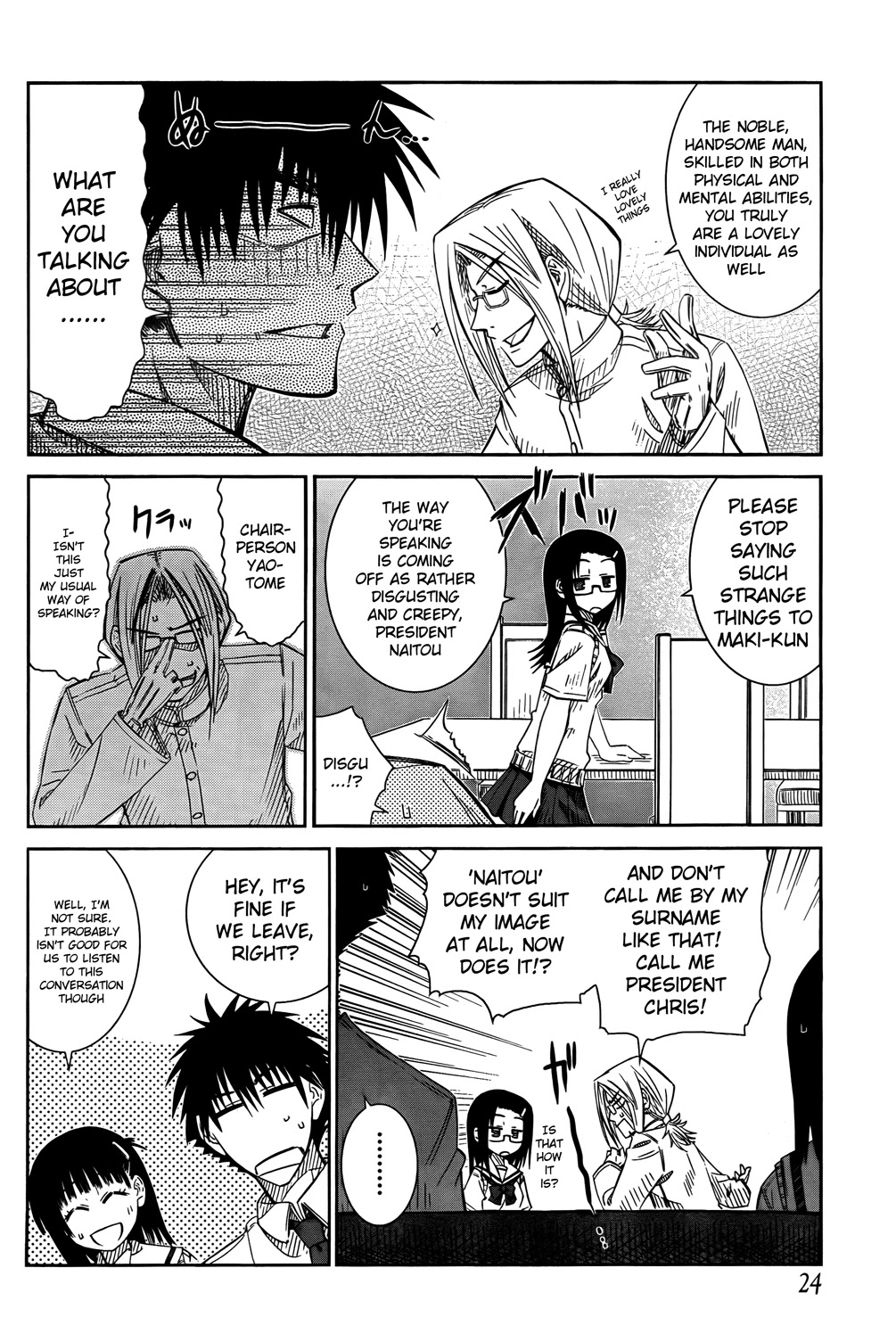 Prunus Girl Chapter 19 page 6 - Chapter 19: The True Nature Of Midorinooka's Student Council?