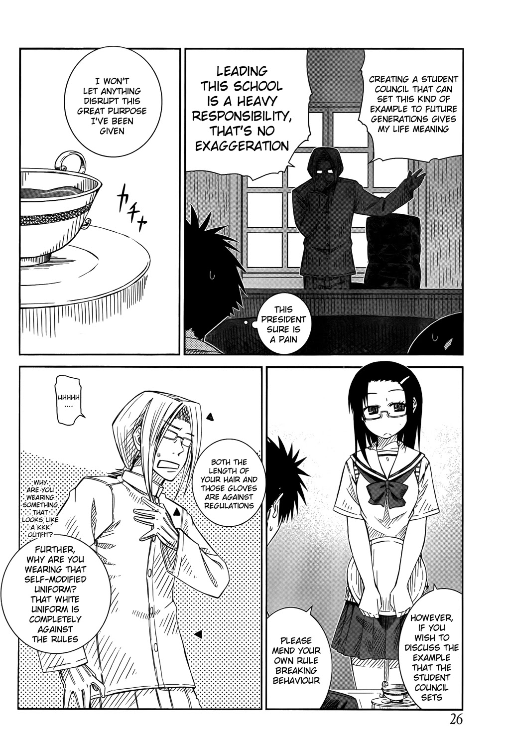 Prunus Girl Chapter 19 page 8 - Chapter 19: The True Nature Of Midorinooka's Student Council?