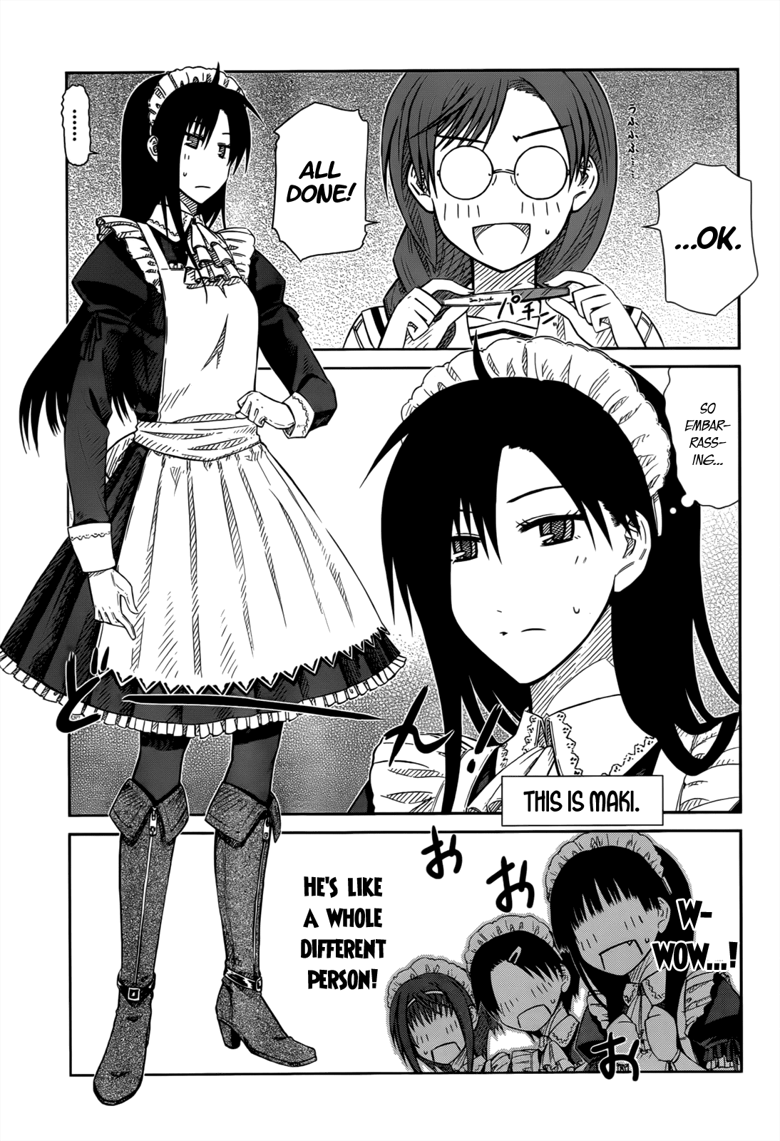 Prunus Girl Chapter 27 page 11 - Chapter 27: Crossdressing Maids Huge Special Service Day?