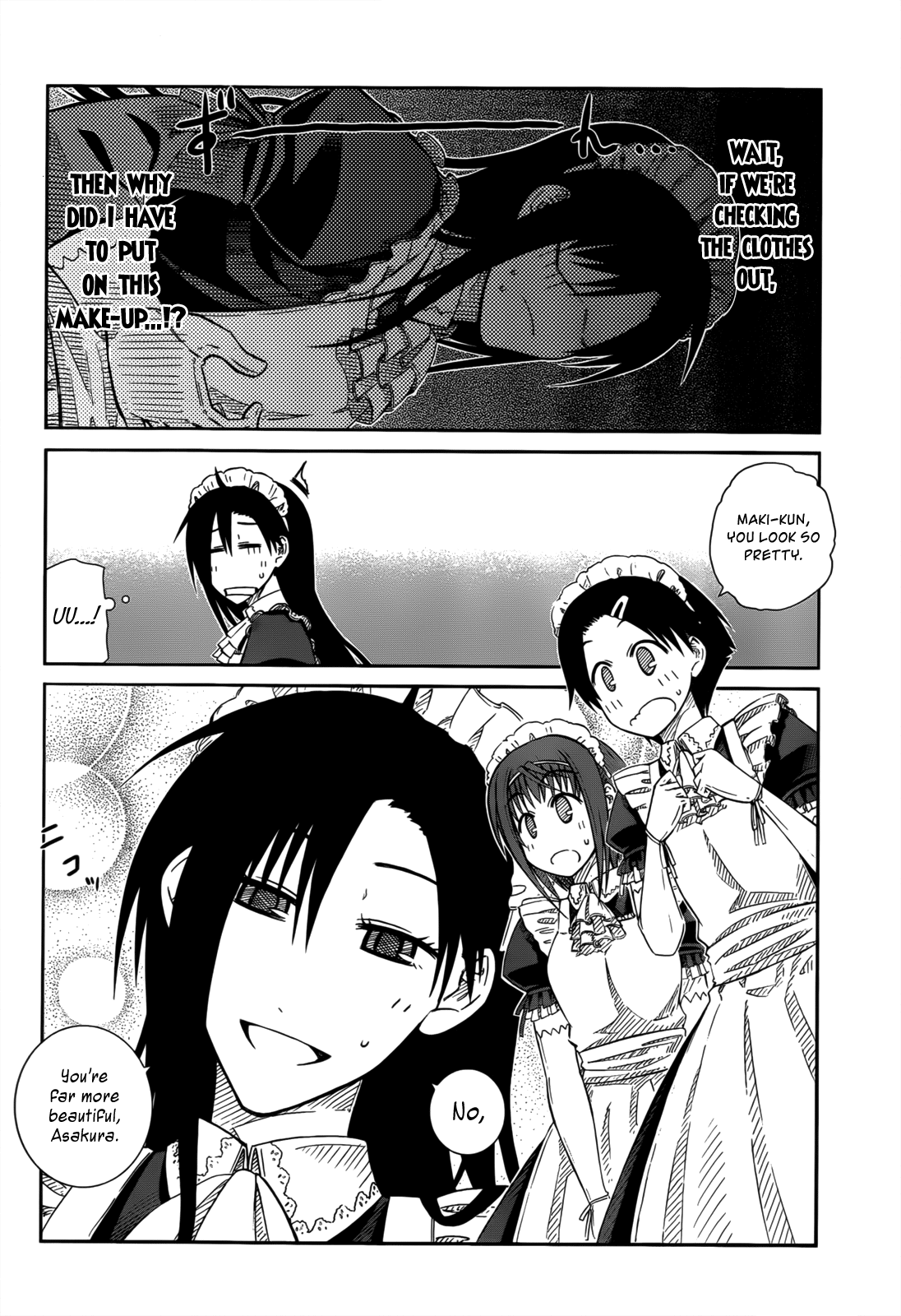 Prunus Girl Chapter 27 page 12 - Chapter 27: Crossdressing Maids Huge Special Service Day?