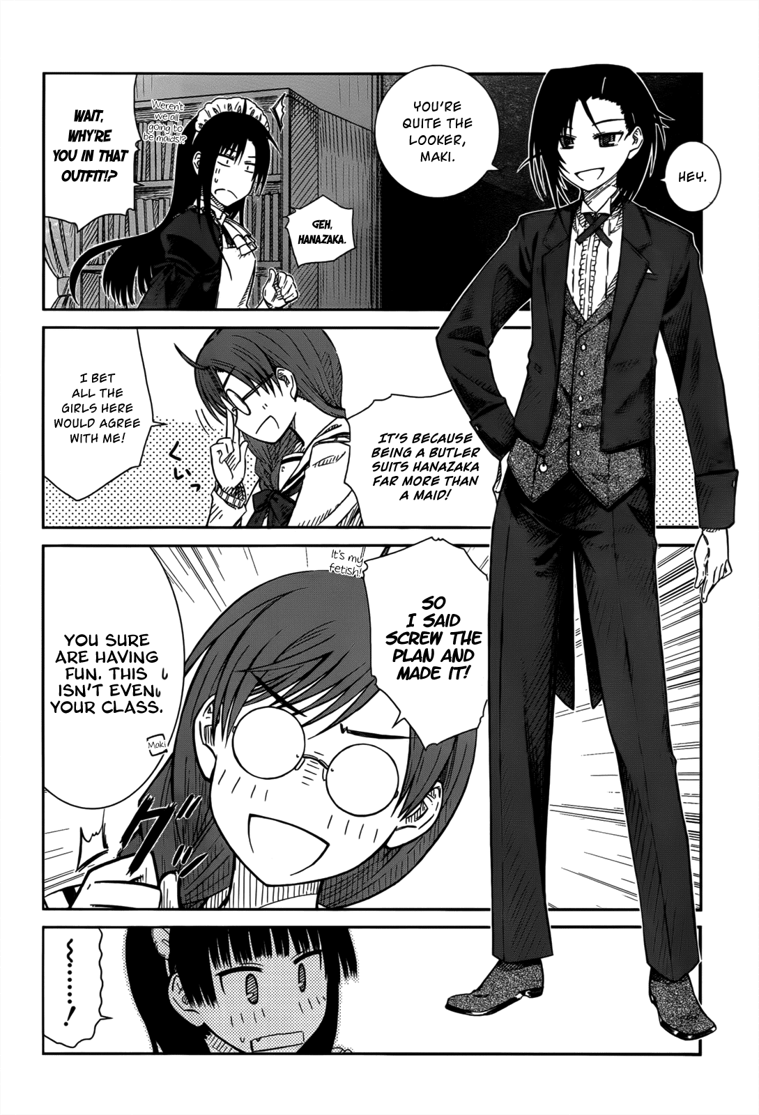 Prunus Girl Chapter 27 page 14 - Chapter 27: Crossdressing Maids Huge Special Service Day?
