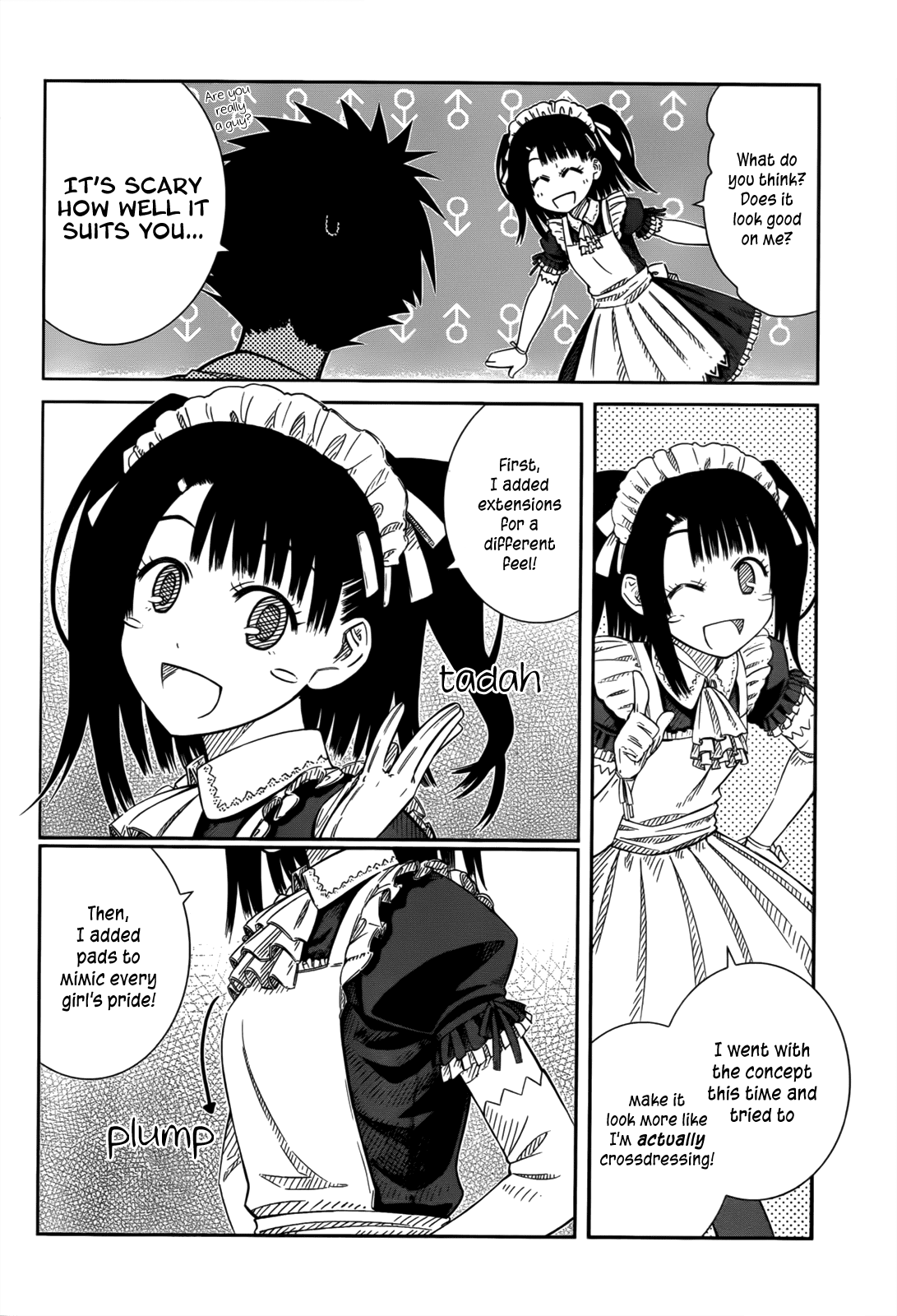 Prunus Girl Chapter 27 page 6 - Chapter 27: Crossdressing Maids Huge Special Service Day?