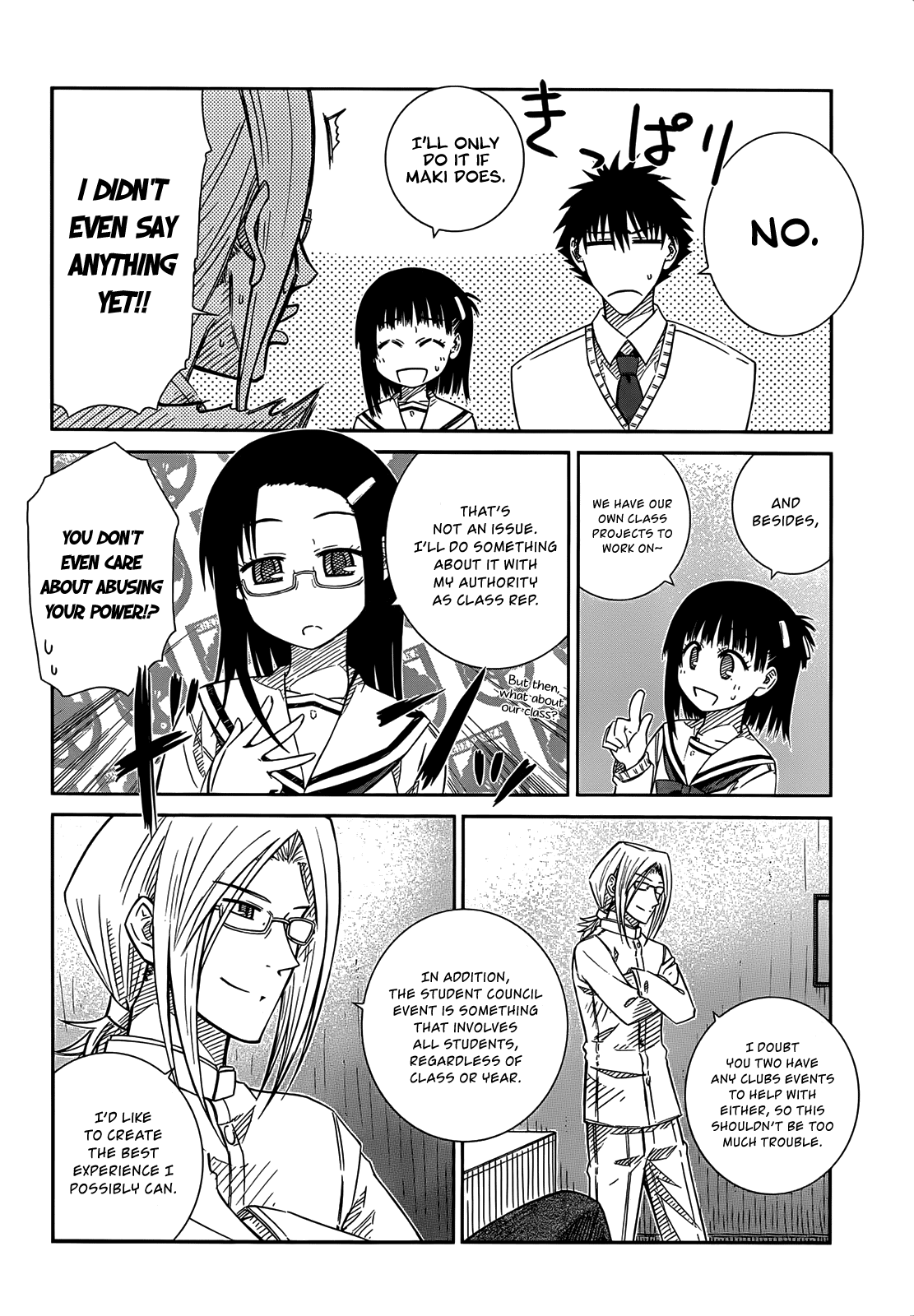 Prunus Girl Chapter 28 page 4 - Chapter 28: An Early Cultural Festival In The Student Council Room?
