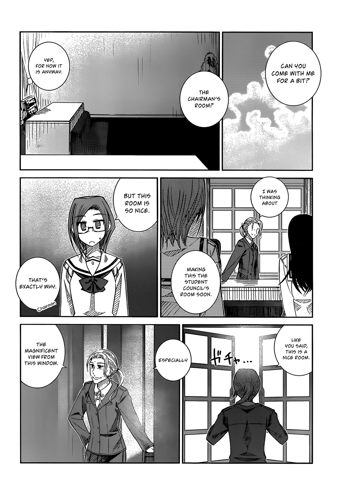 Prunus Girl Chapter 32 page 12 - Chapter 32: Midorinohka's Alumni's Histories?