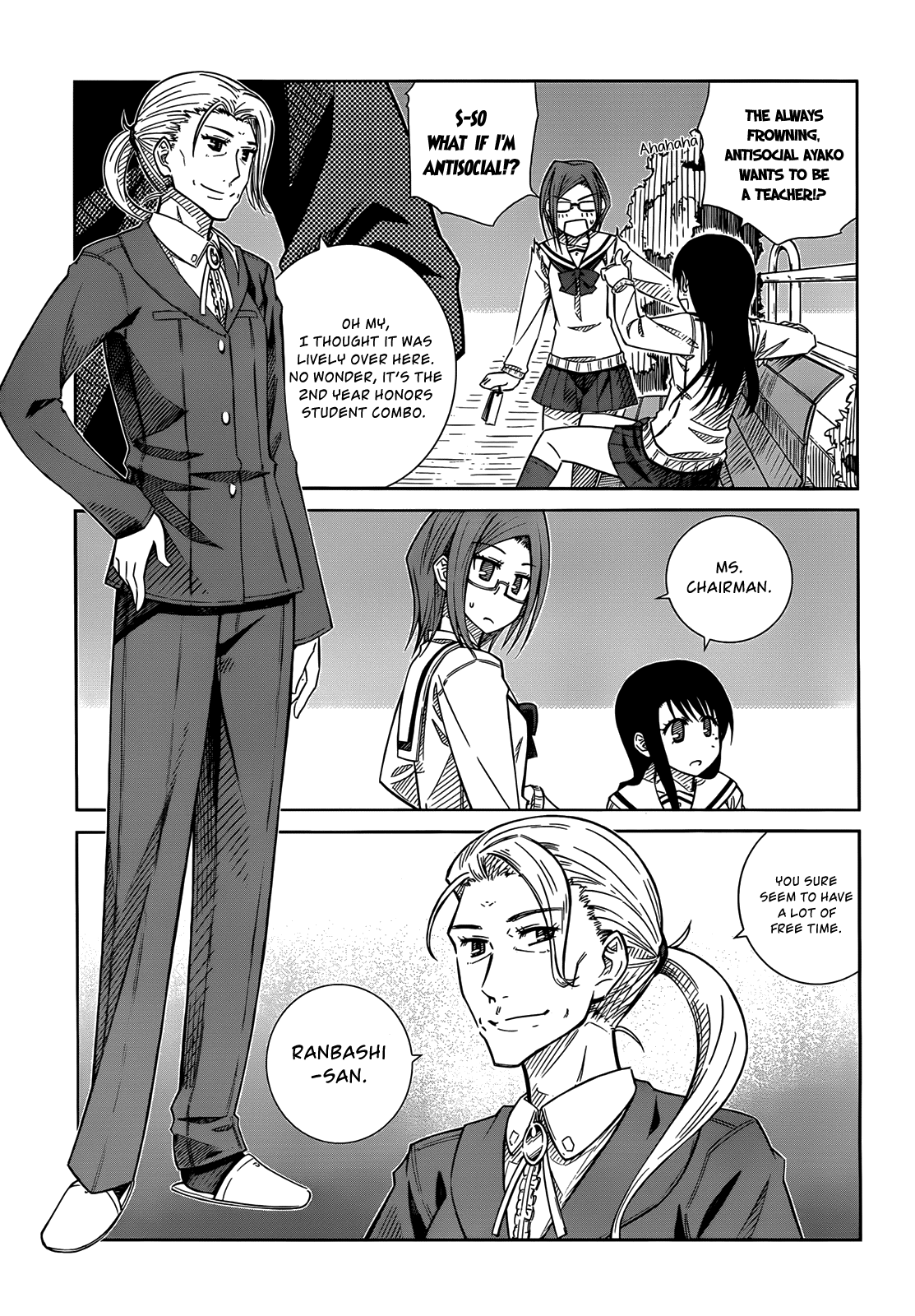 Prunus Girl Chapter 32 page 9 - Chapter 32: Midorinohka's Alumni's Histories?