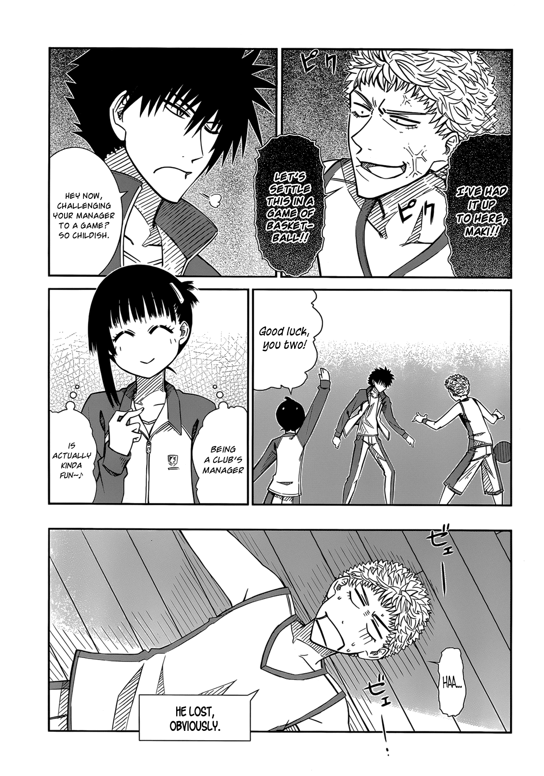 Prunus Girl Chapter 34 page 15 - Chapter 34: What If A Cross-Dressing Boy Tried Being A Manager?