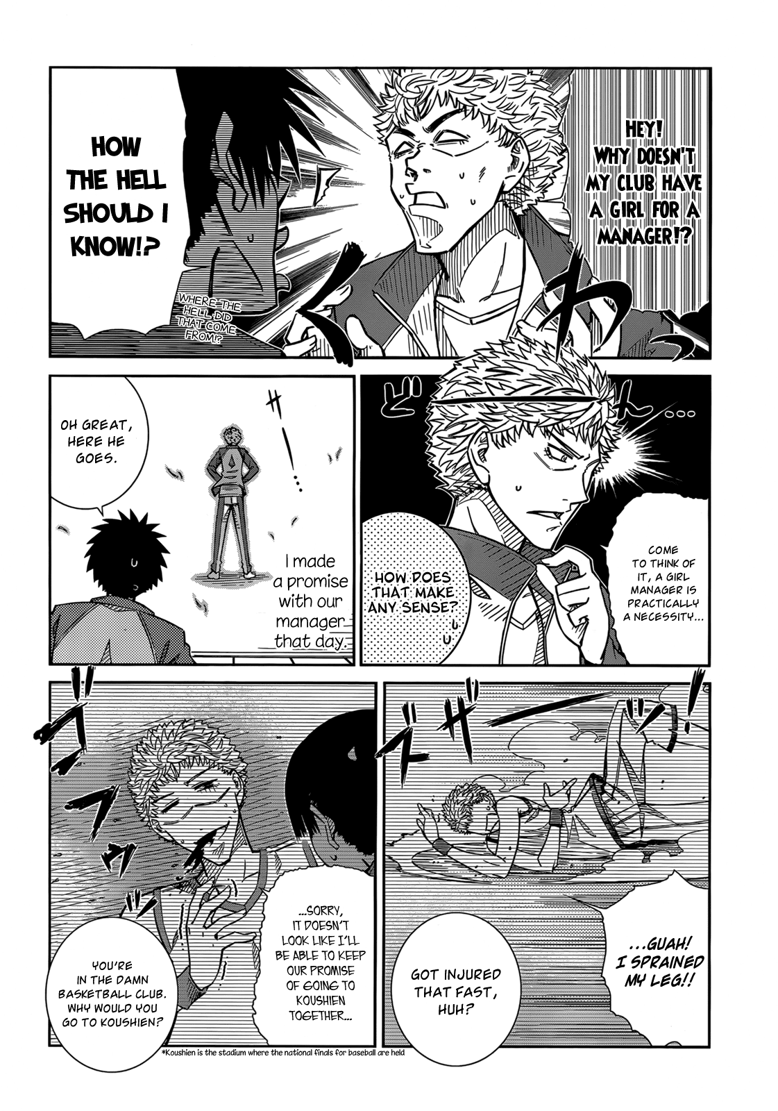 Prunus Girl Chapter 34 page 4 - Chapter 34: What If A Cross-Dressing Boy Tried Being A Manager?