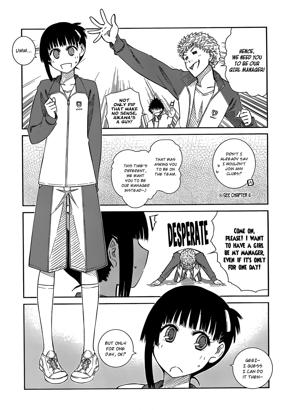 Prunus Girl Chapter 34 page 5 - Chapter 34: What If A Cross-Dressing Boy Tried Being A Manager?