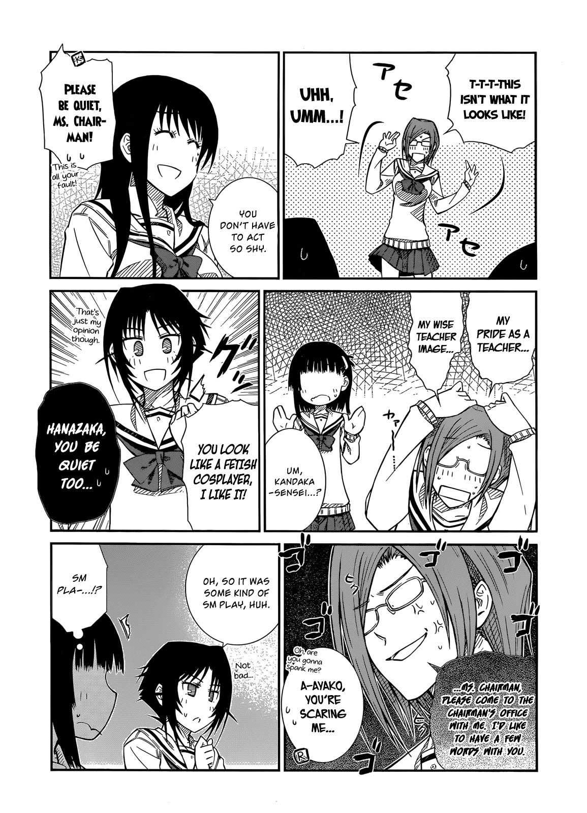 Prunus Girl Chapter 38 page 10 - Chapter 38: Girls, Girls, Girls?