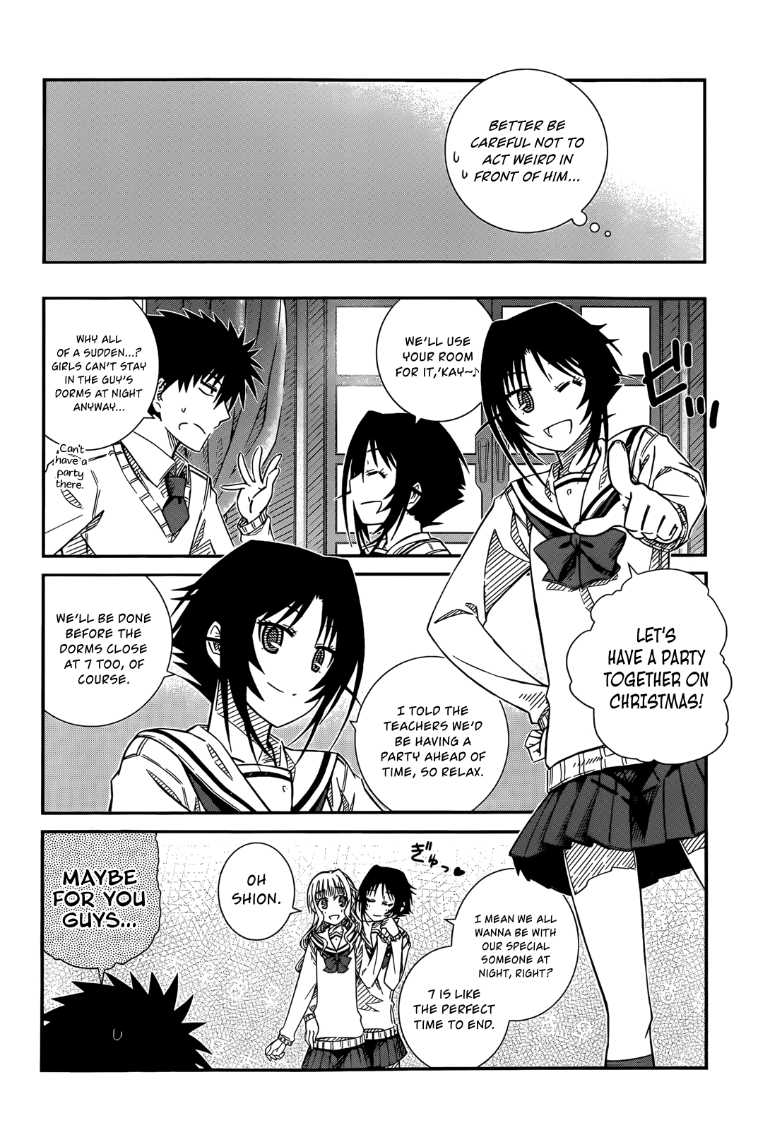Prunus Girl Chapter 39 page 4 - Chapter 39: A Christmas Party With Everyone? Part I