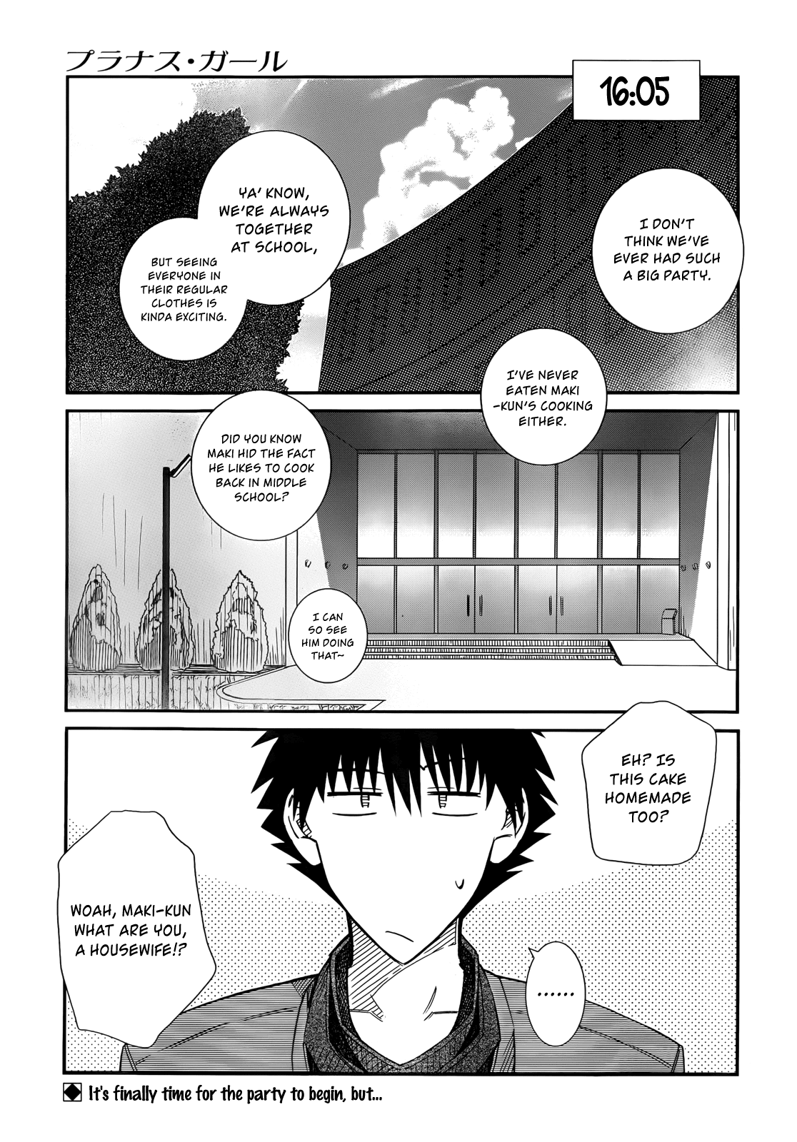 Prunus Girl Chapter 40 page 1 - Chapter 40: A Christmas Party With Everyone? Part II