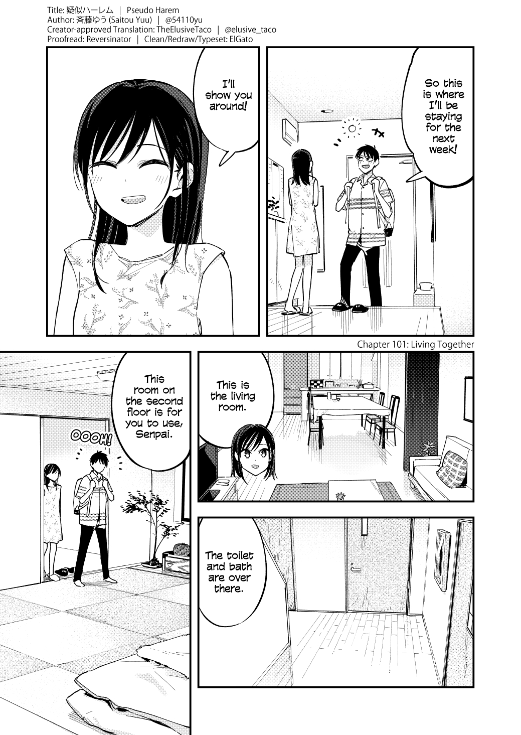 Pseudo Harem Chapter 101 page 1 - Chapter 101: Living Together