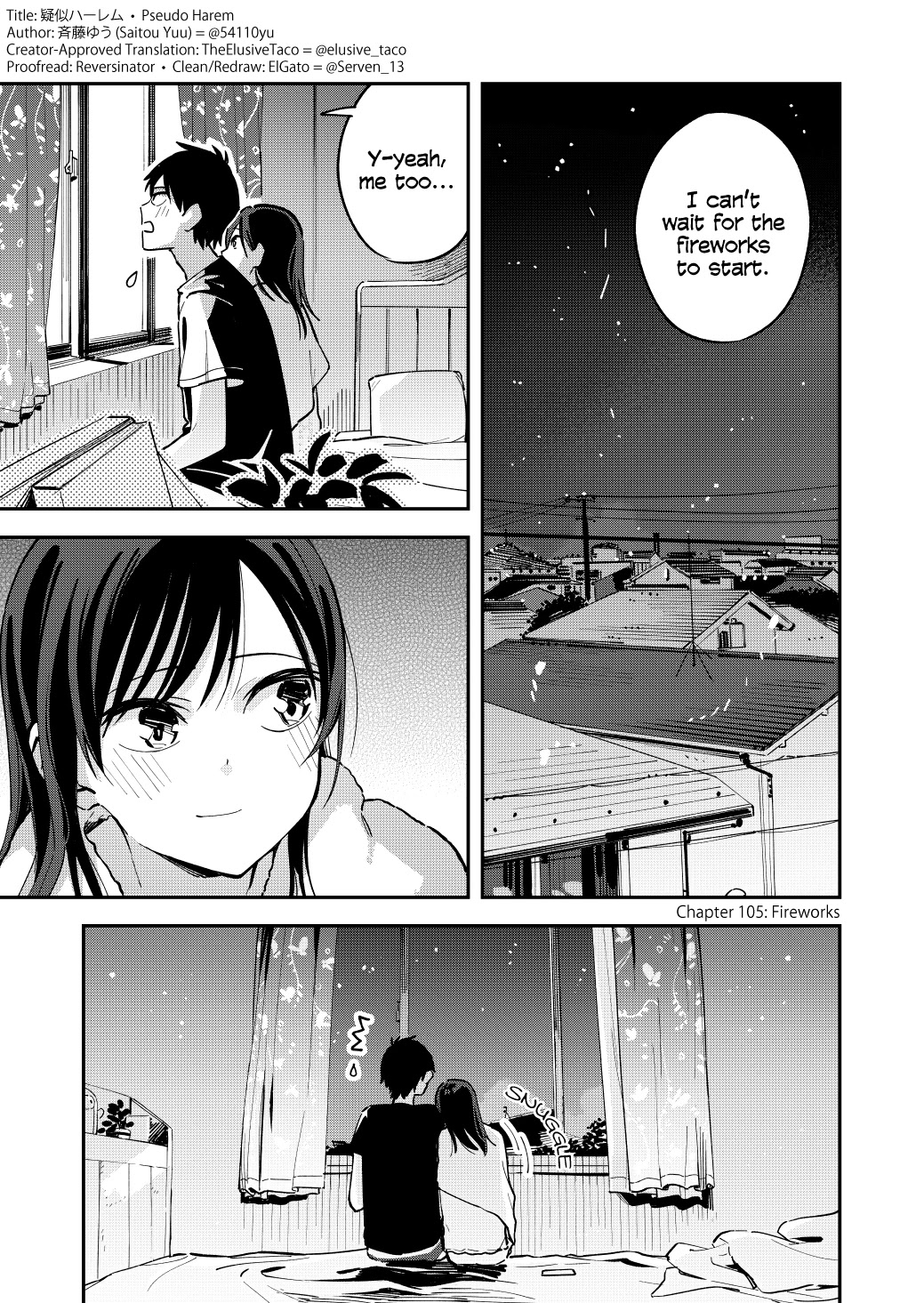 Pseudo Harem Chapter 105 page 1 - Chapter 105: Fireworks