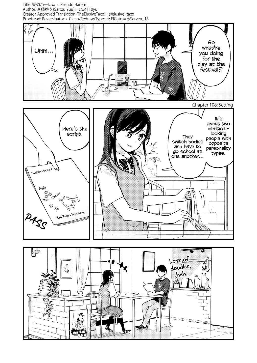 Pseudo Harem Chapter 108 page 1 - Chapter 108: Setting