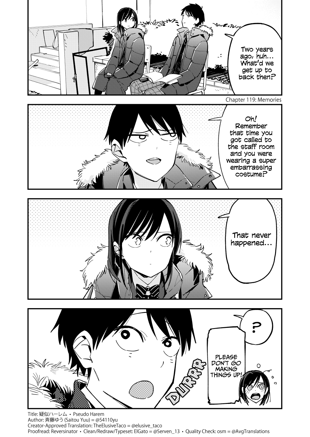 Pseudo Harem Chapter 119 page 1 - Chapter 119: Memories