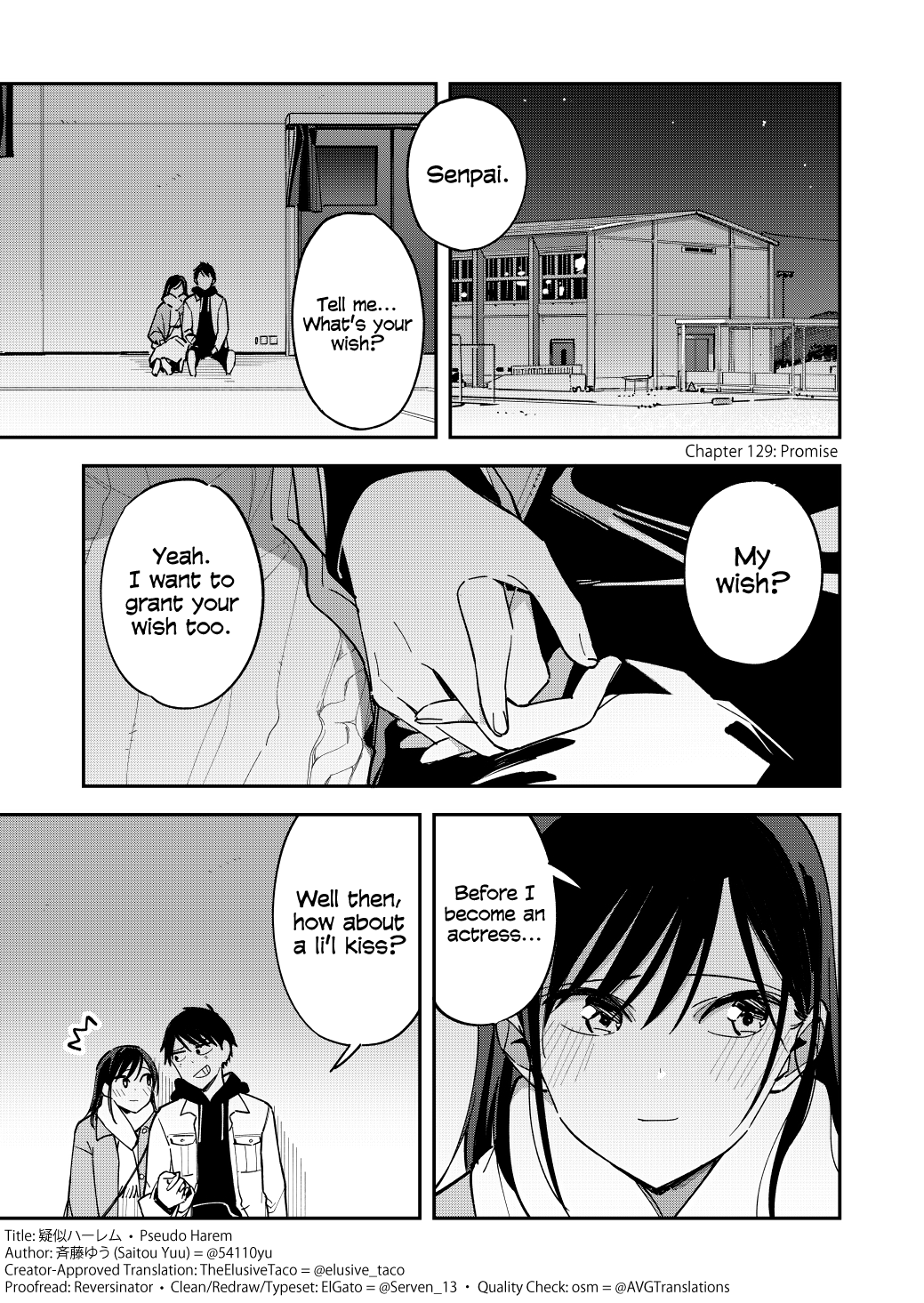 Pseudo Harem Chapter 129 page 1 - Chapter 129: Promise