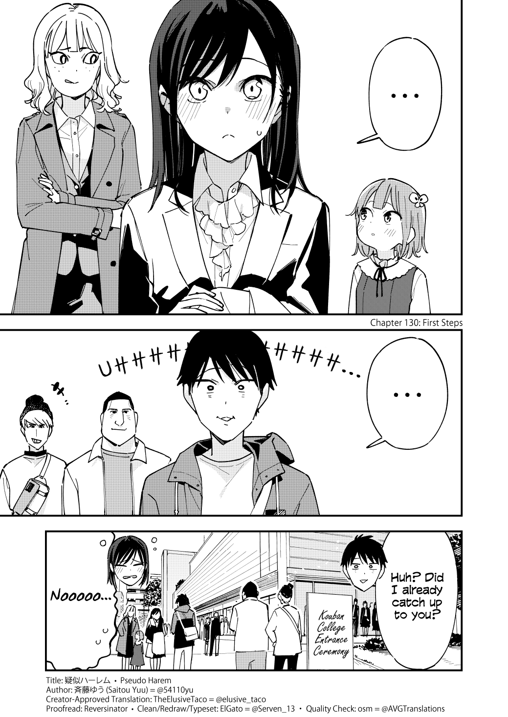 Pseudo Harem Chapter 130 page 1 - Chapter 130: First Steps [END]
