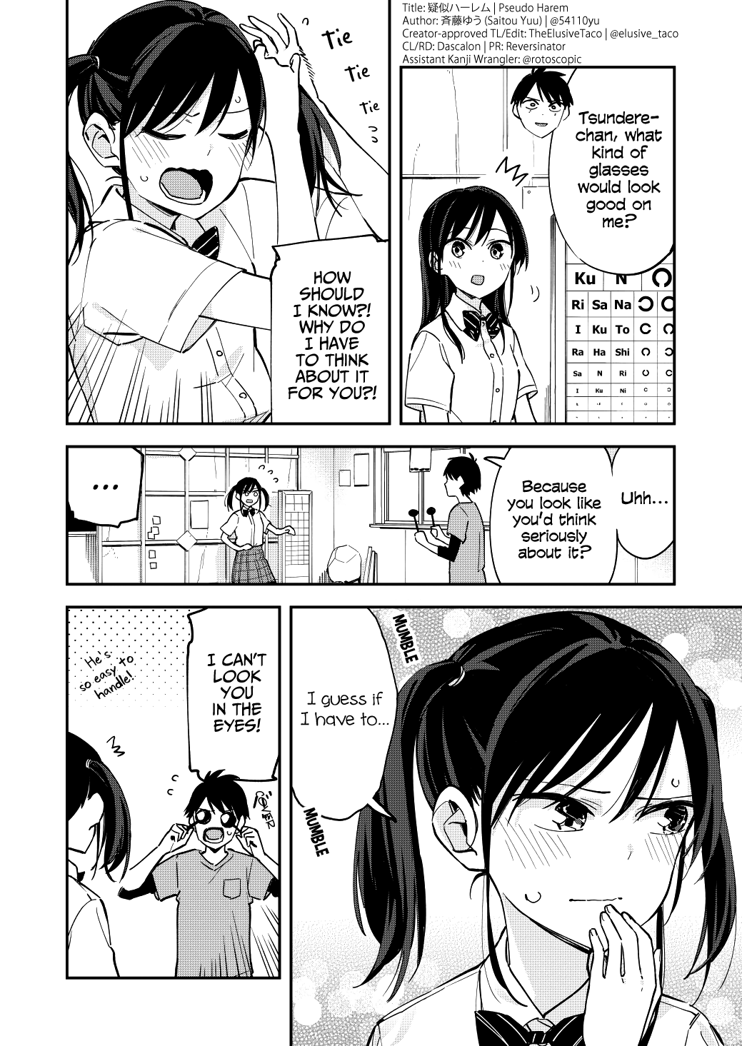 Pseudo Harem Chapter 45 page 2 - Chapter 45: Vision Test