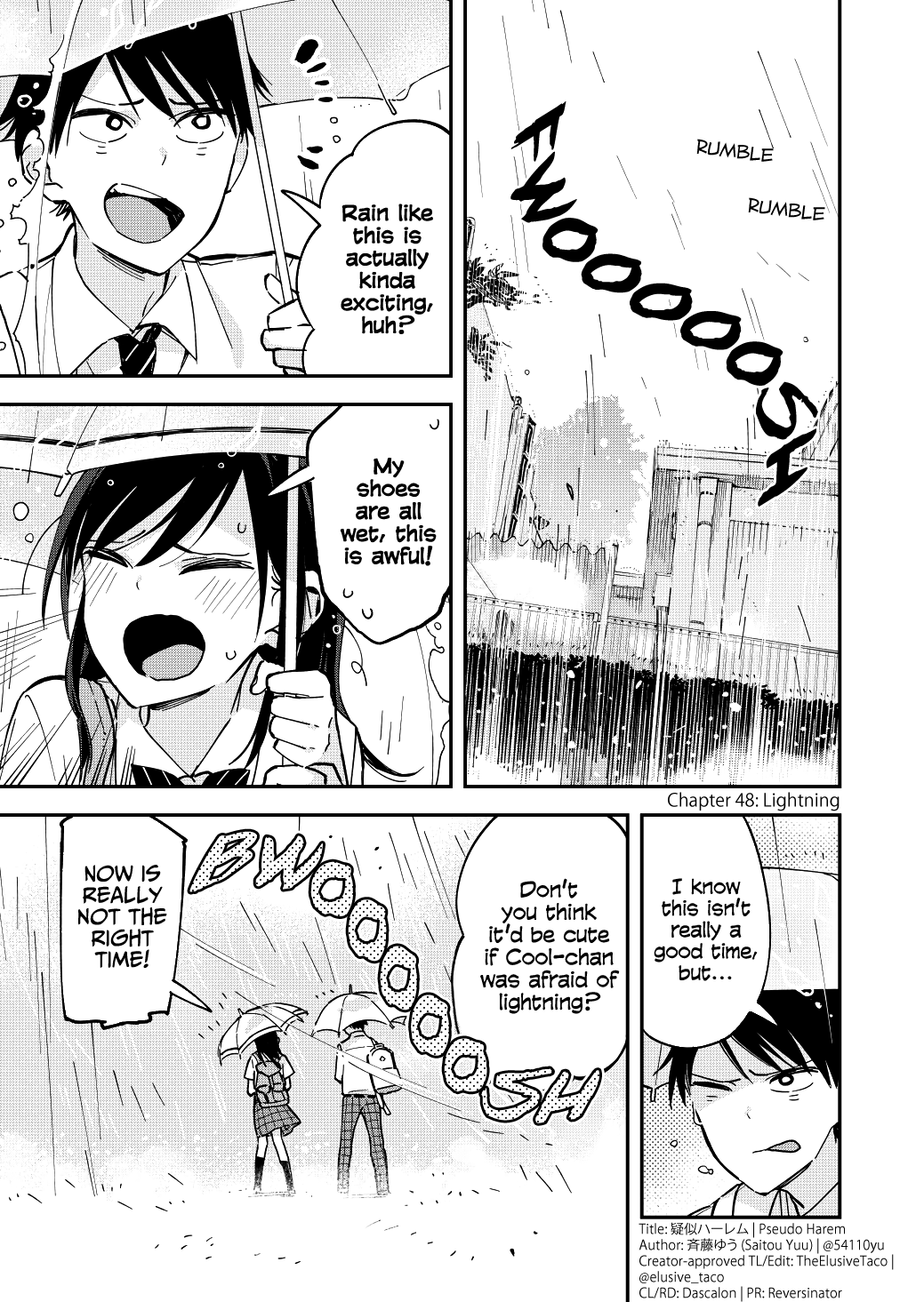 Pseudo Harem Chapter 48 page 1 - Chapter 48: Lightning