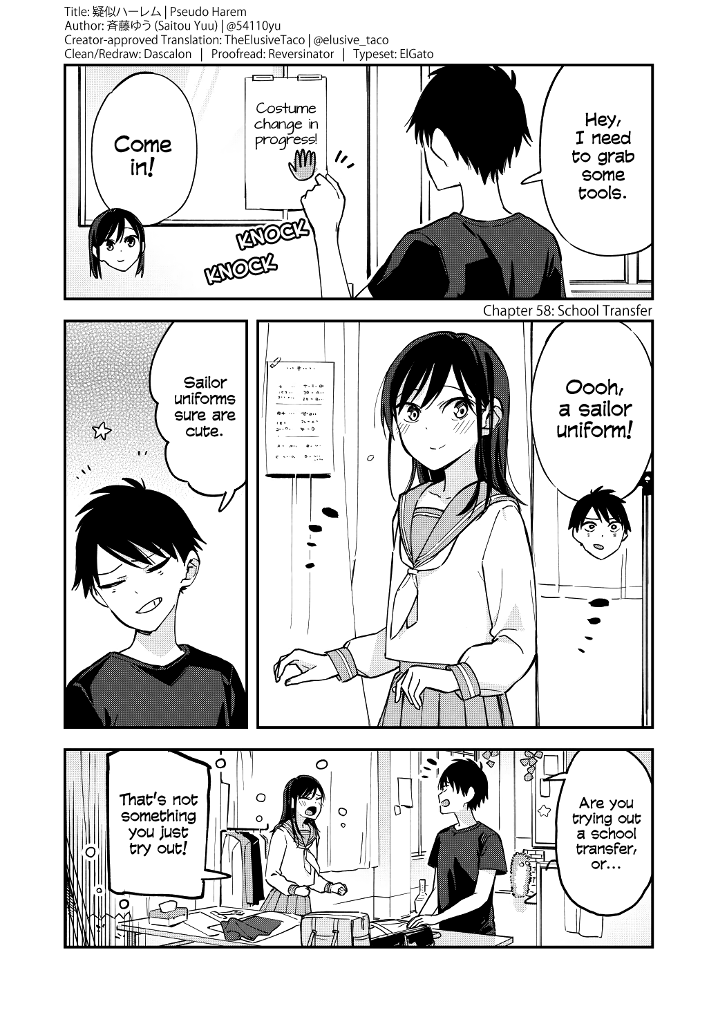 Pseudo Harem Chapter 58 page 1 - Chapter 58: School Transfer