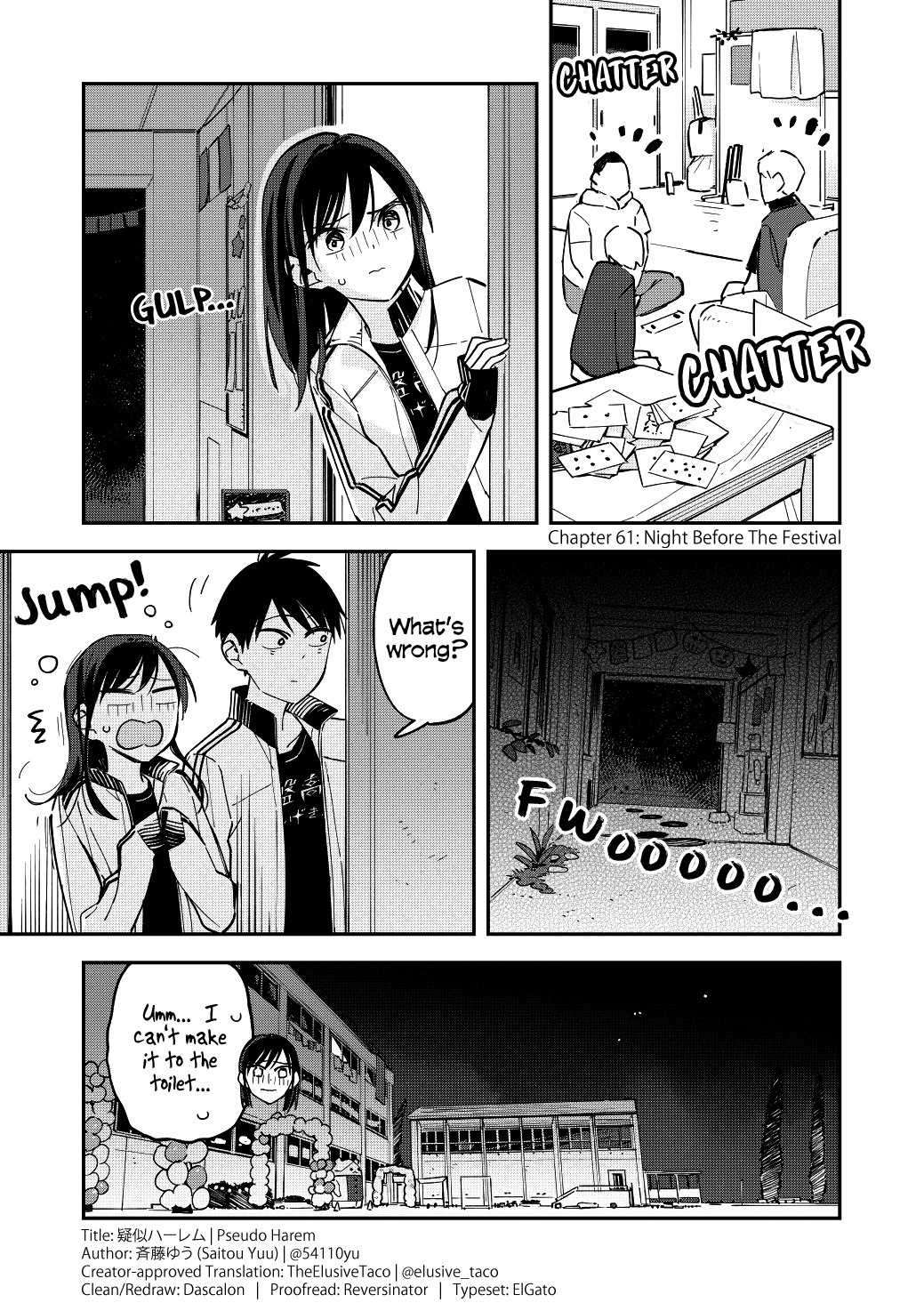 Pseudo Harem Chapter 61 page 1 - Chapter 61: Night Before The Festival