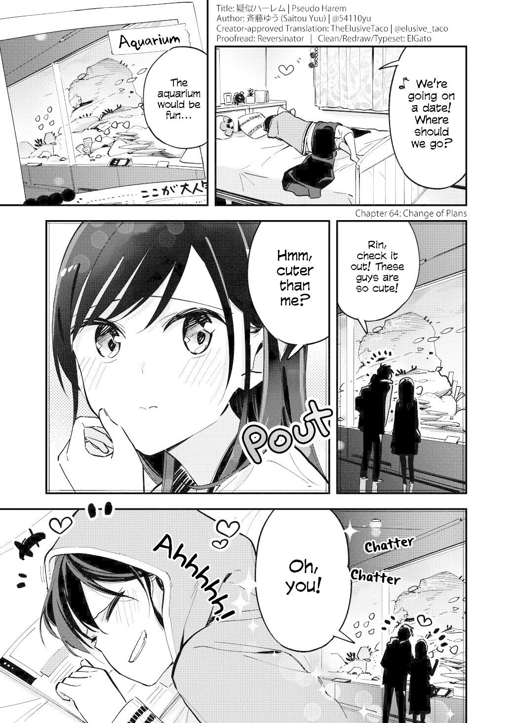 Pseudo Harem Chapter 64 page 1 - Chapter 64: Change of Plans