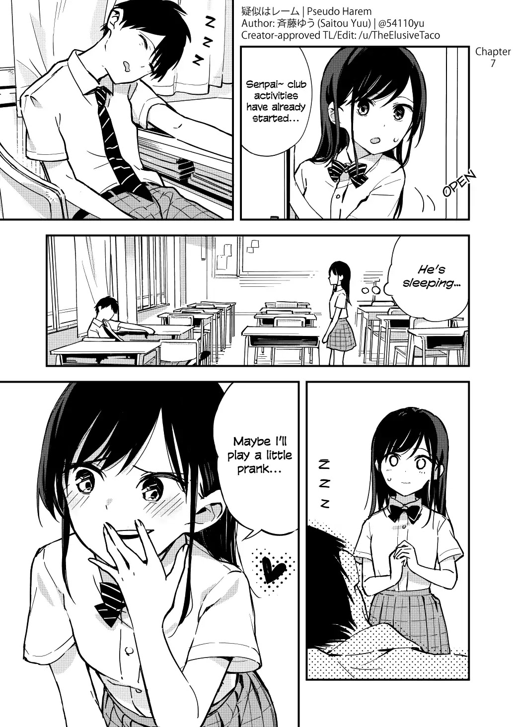 Pseudo Harem Chapter 7 page 1 - Chapter 7