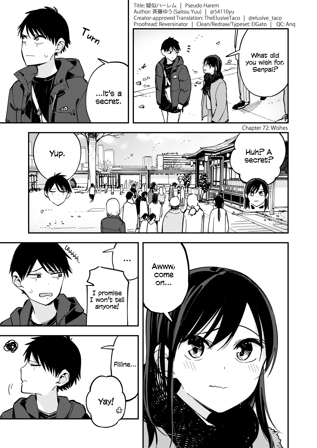 Pseudo Harem Chapter 72 page 1 - Chapter 72: Wishes