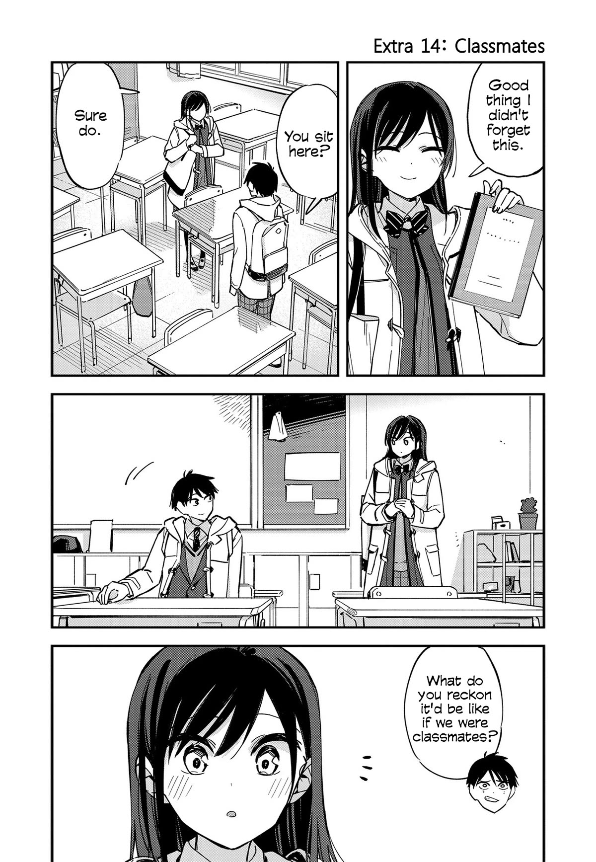 Pseudo Harem Chapter 75.5 page 1 - Chapter 75.5: Extra 14: Classmates