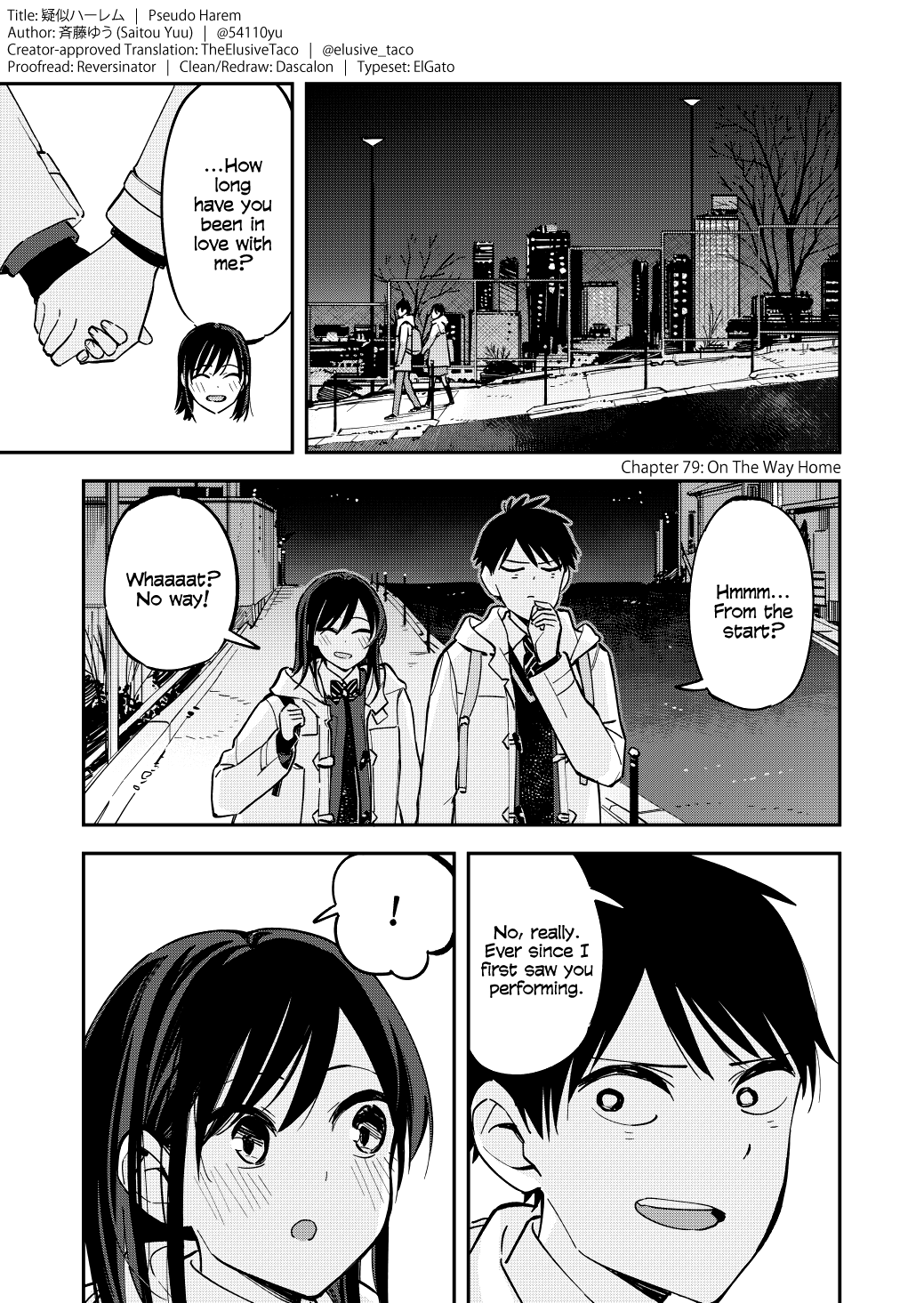 Pseudo Harem Chapter 79 page 1 - Chapter 79: On The Way Home