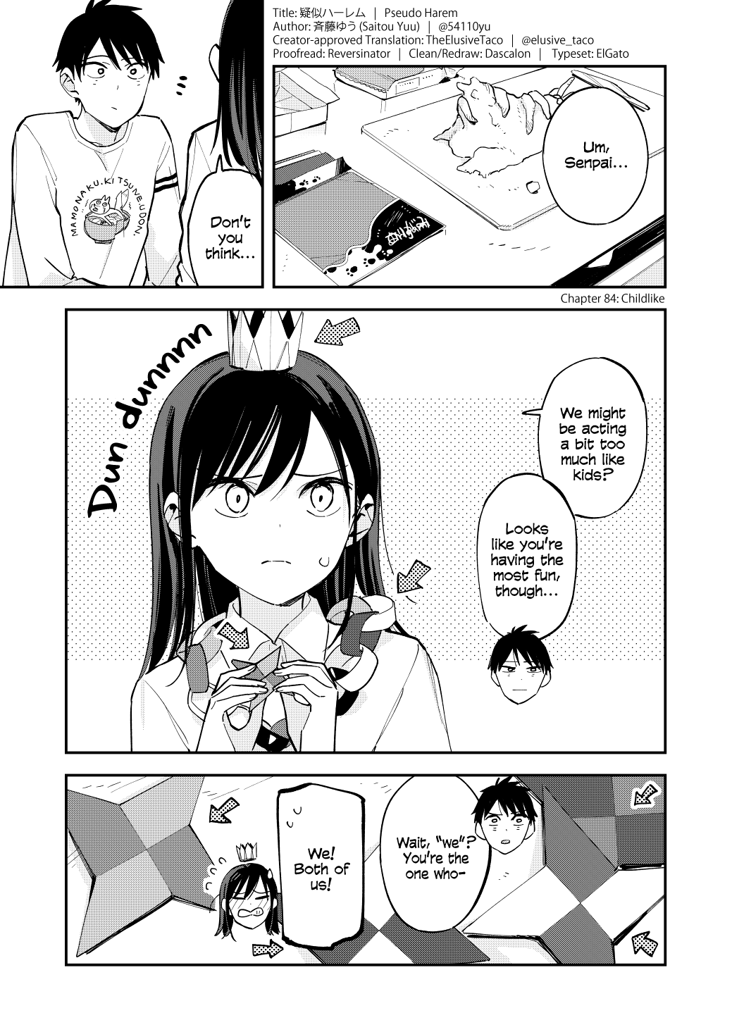 Pseudo Harem Chapter 84 page 1 - Chapter 84: Childlike
