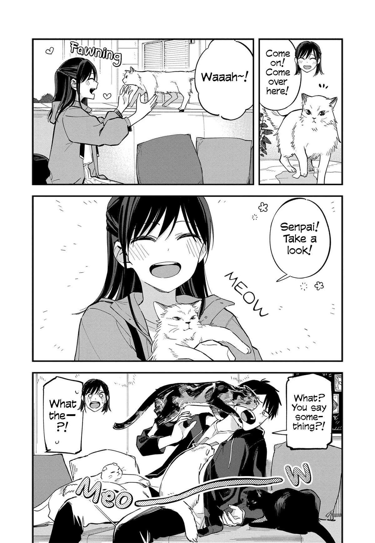 Pseudo Harem Chapter 88.5 page 3 - Chapter 88.5: Extra 17: Cat Café