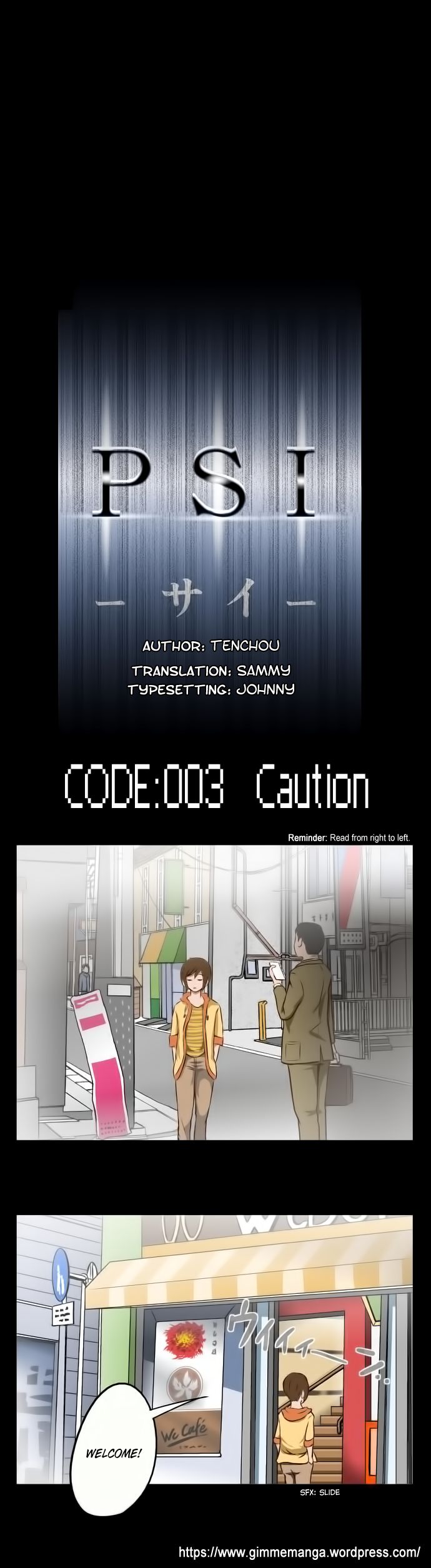 PSI Chapter 3 page 1 - Chapter 3 : Caution