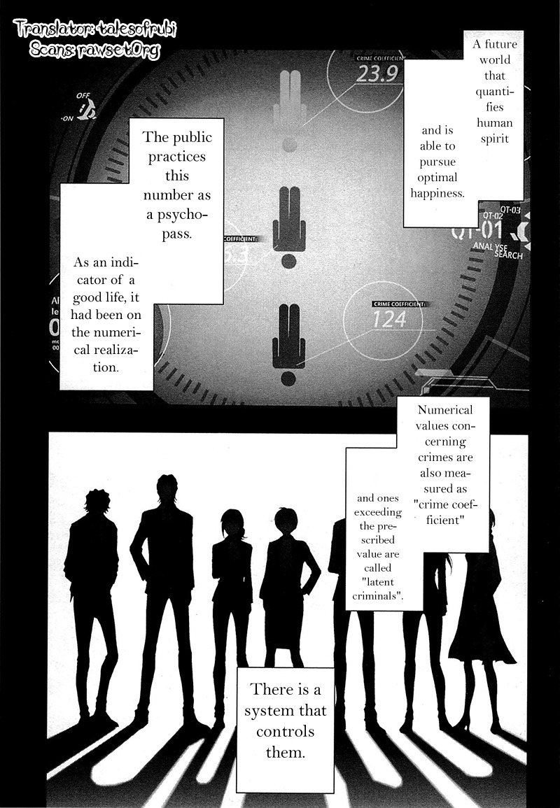 Psycho-Pass 2 Chapter 1 page 2 - Chapter 1