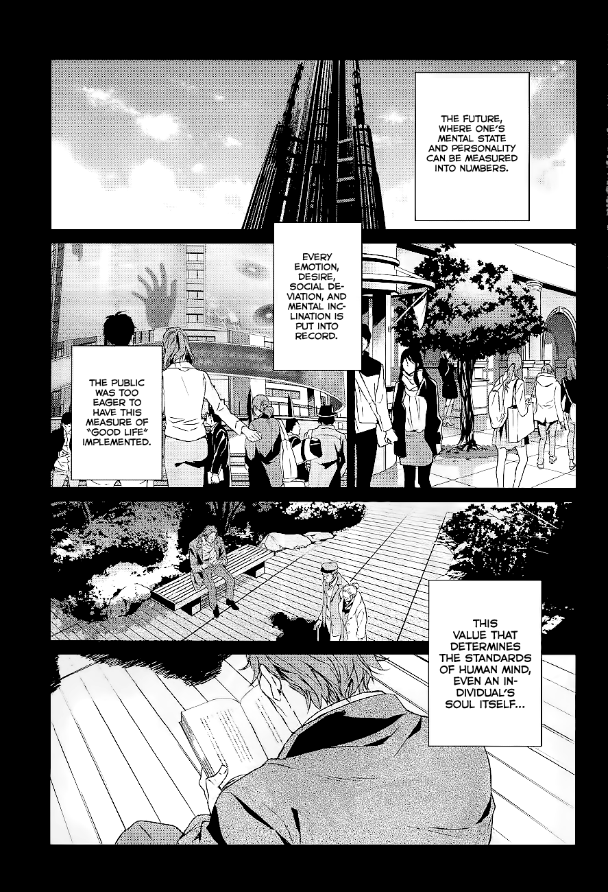 Psycho-Pass - Kanshikan Kougami Shinya Chapter 1.2 page 6 - Chapter 1 v2 : File 001